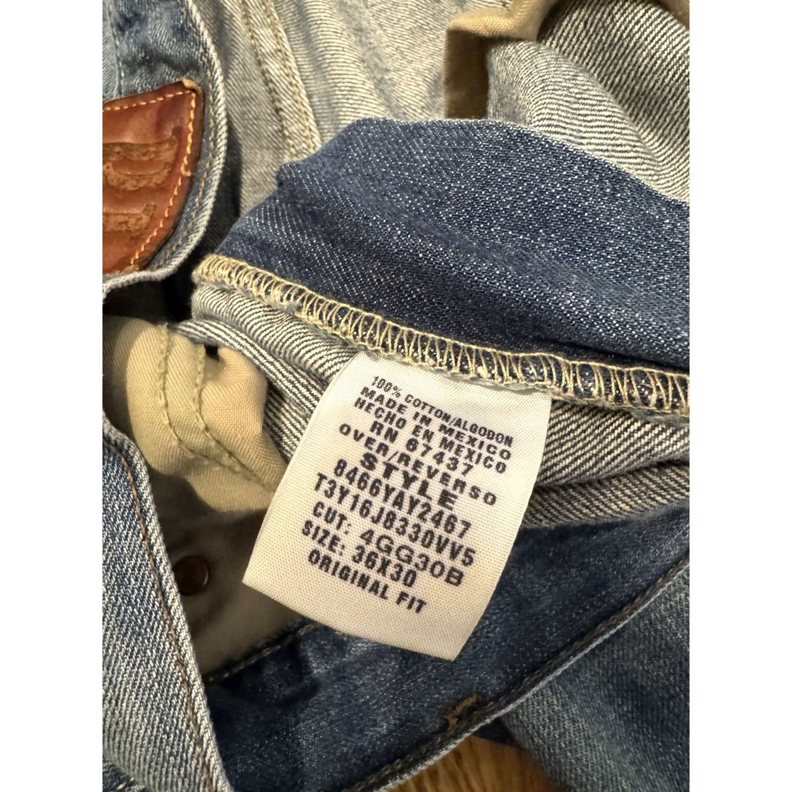 Polo Ralph Lauren VINTAGE Polo Ralph Lauren Jeans Co Blue Denim Pants Size 36x30 Original Fit Vtg Size US S / EU 44-46 / 1 - 7 Thumbnail