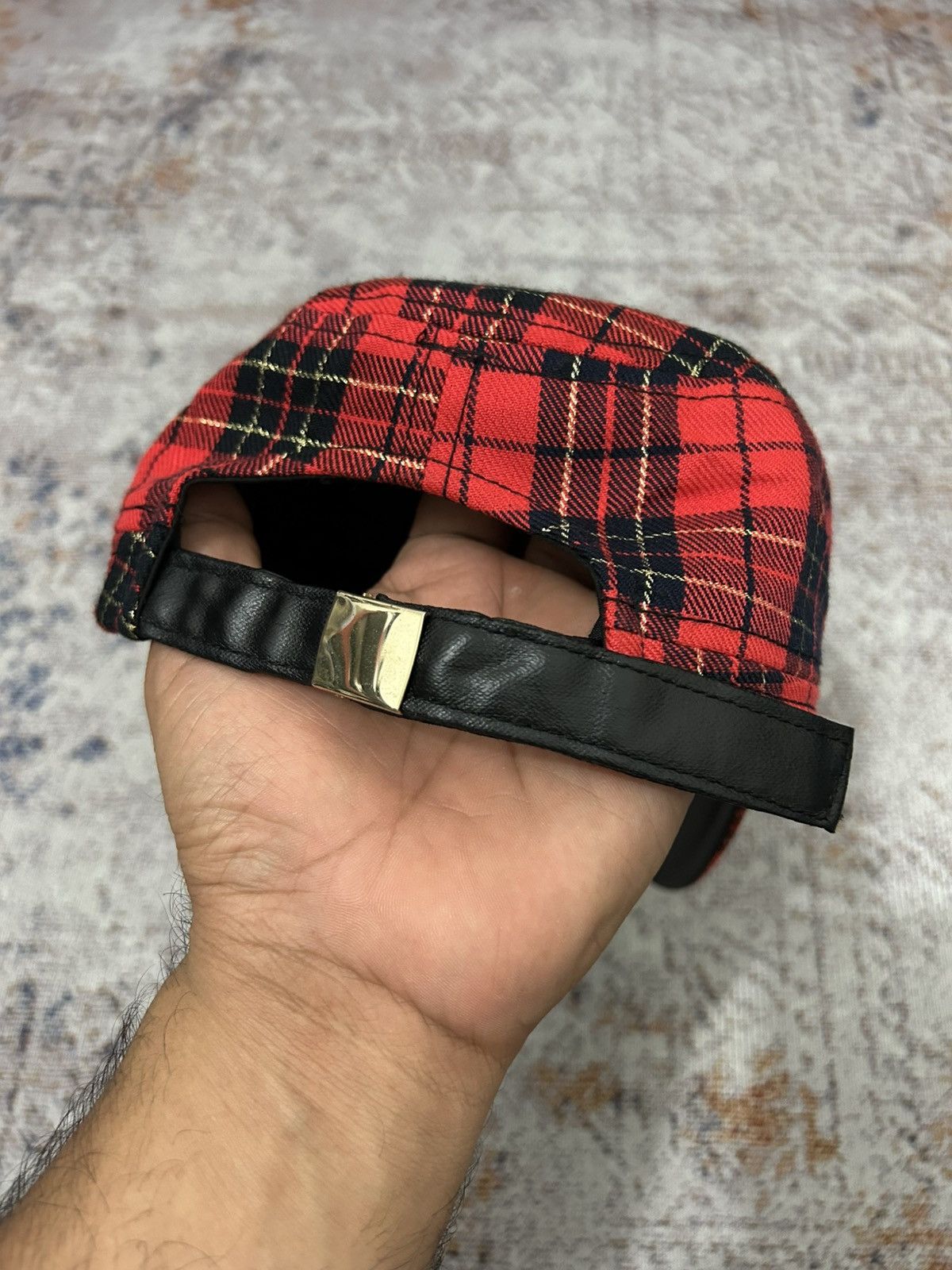 Hysteric Glamour Japanese Egoist Plaid Swarovski Hat Ifsix Gothic Style Size ONE SIZE - 7 Thumbnail