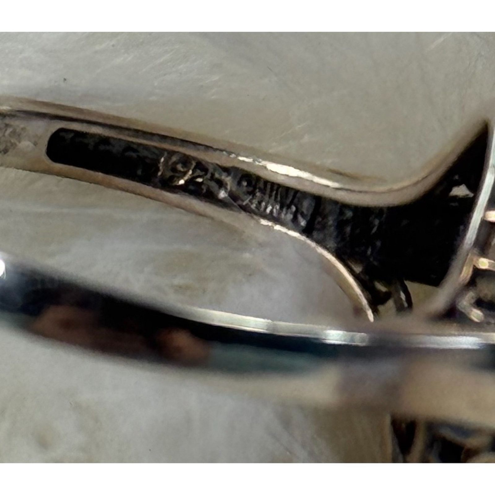 & Other Stories JOY 925 Sterling Silver Yellow Jade size 10 Amethyst RING Size ONE SIZE - 9 Thumbnail