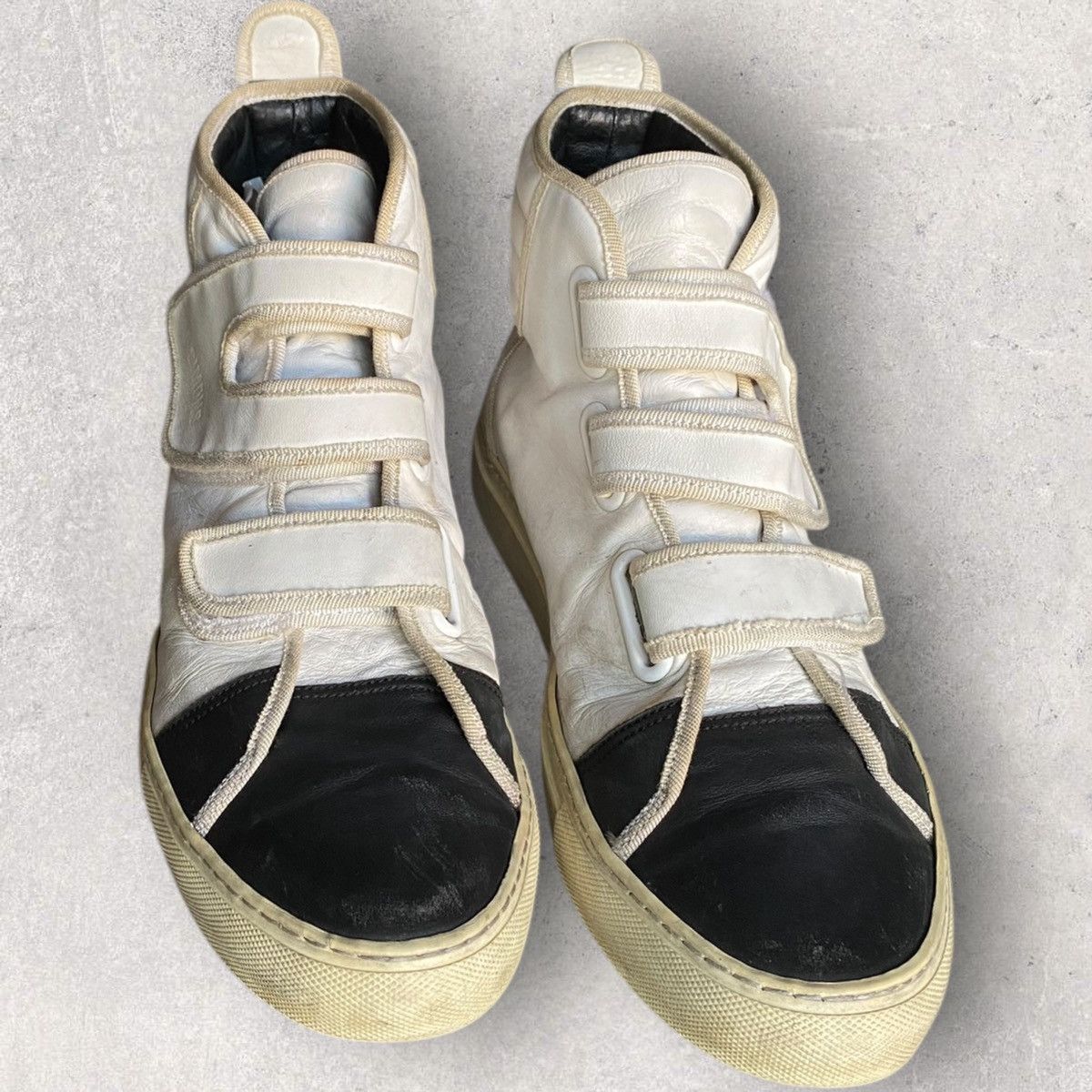 Raf Simons AW 2010 Velcro Hi Top Sneakers Footwear