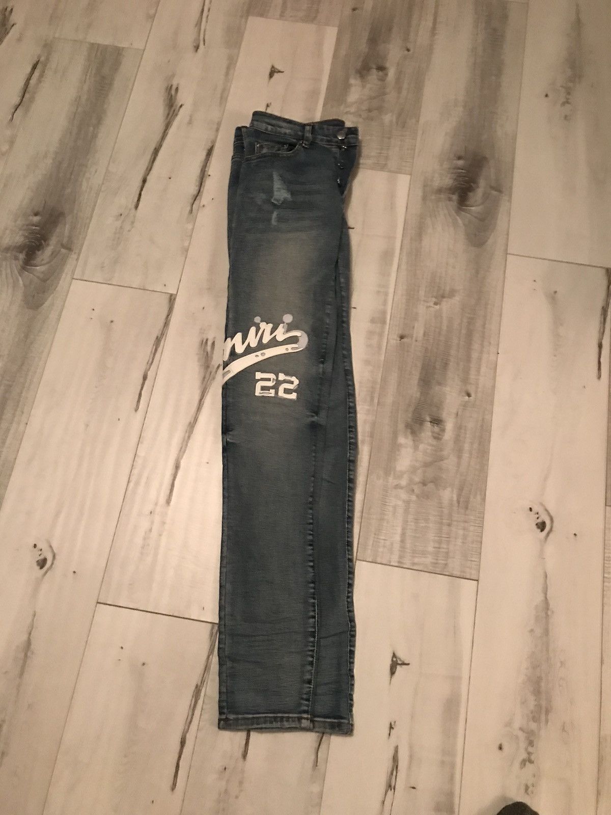 image of Amiri Amari Jean in Blue, Men's (Size 30)