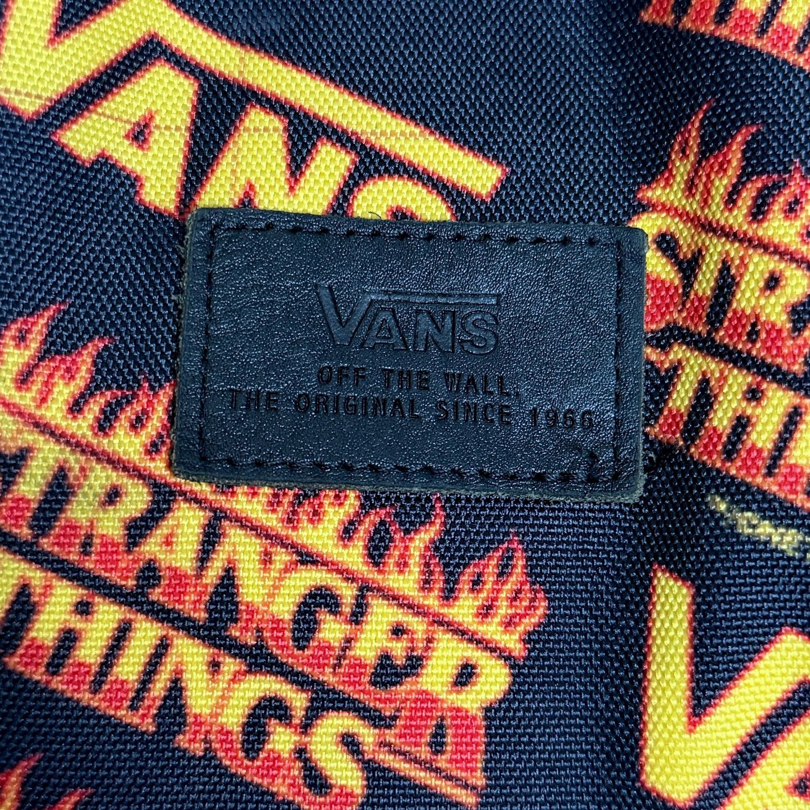 Vans Vans x Stranger Things Flame Logo Checkered Backpack Rare Size ONE SIZE - 5 Thumbnail