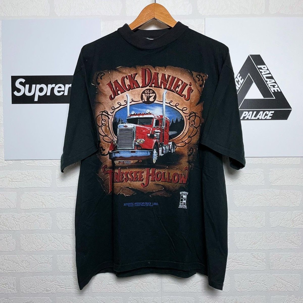 Vintage T-shirt Jack Daniels Tennessee Hollow American Teack Vintage Size US L / EU 52-54 / 3 - 1 Thumbnail
