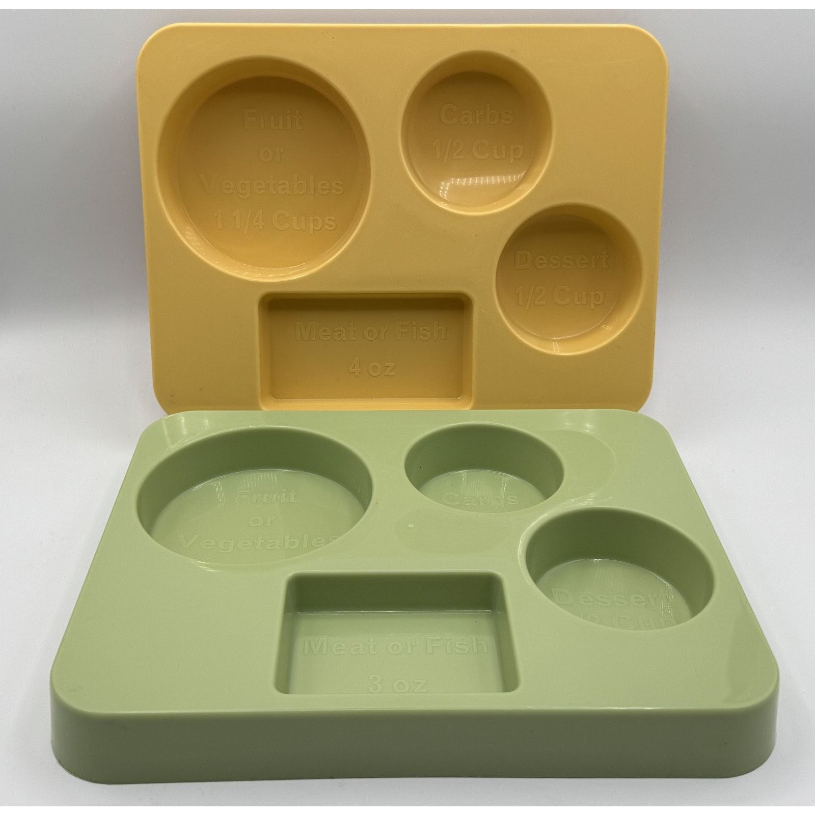 Other 2 pk- Perfect Portion Food Separation Plates Weight Loss Size ONE SIZE - 1 Thumbnail