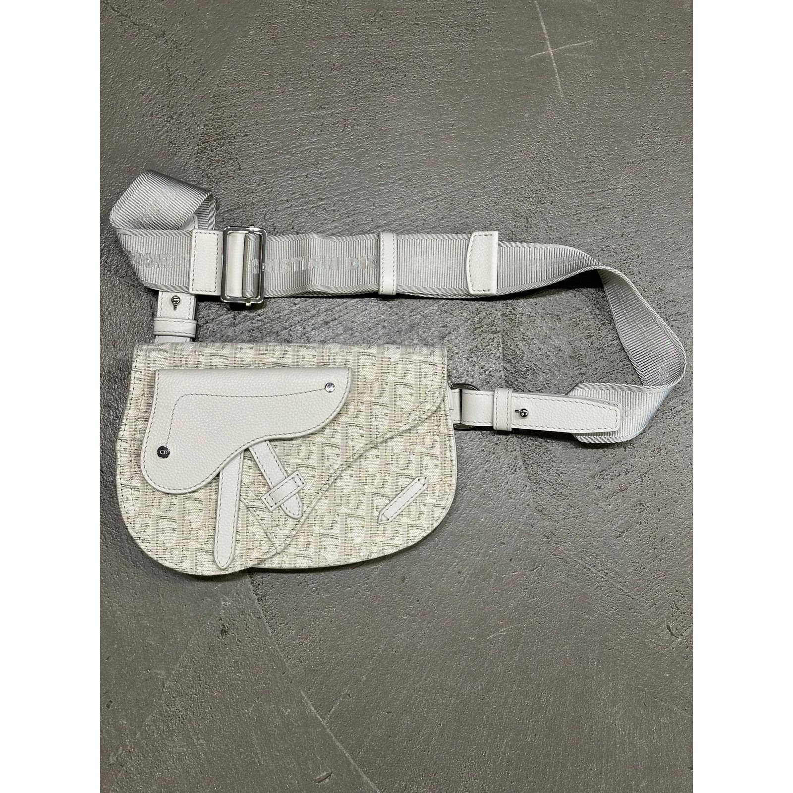 Dior 2021 Dior saddle messenger pouch in oblique jacquard Size ONE SIZE - 3 Thumbnail