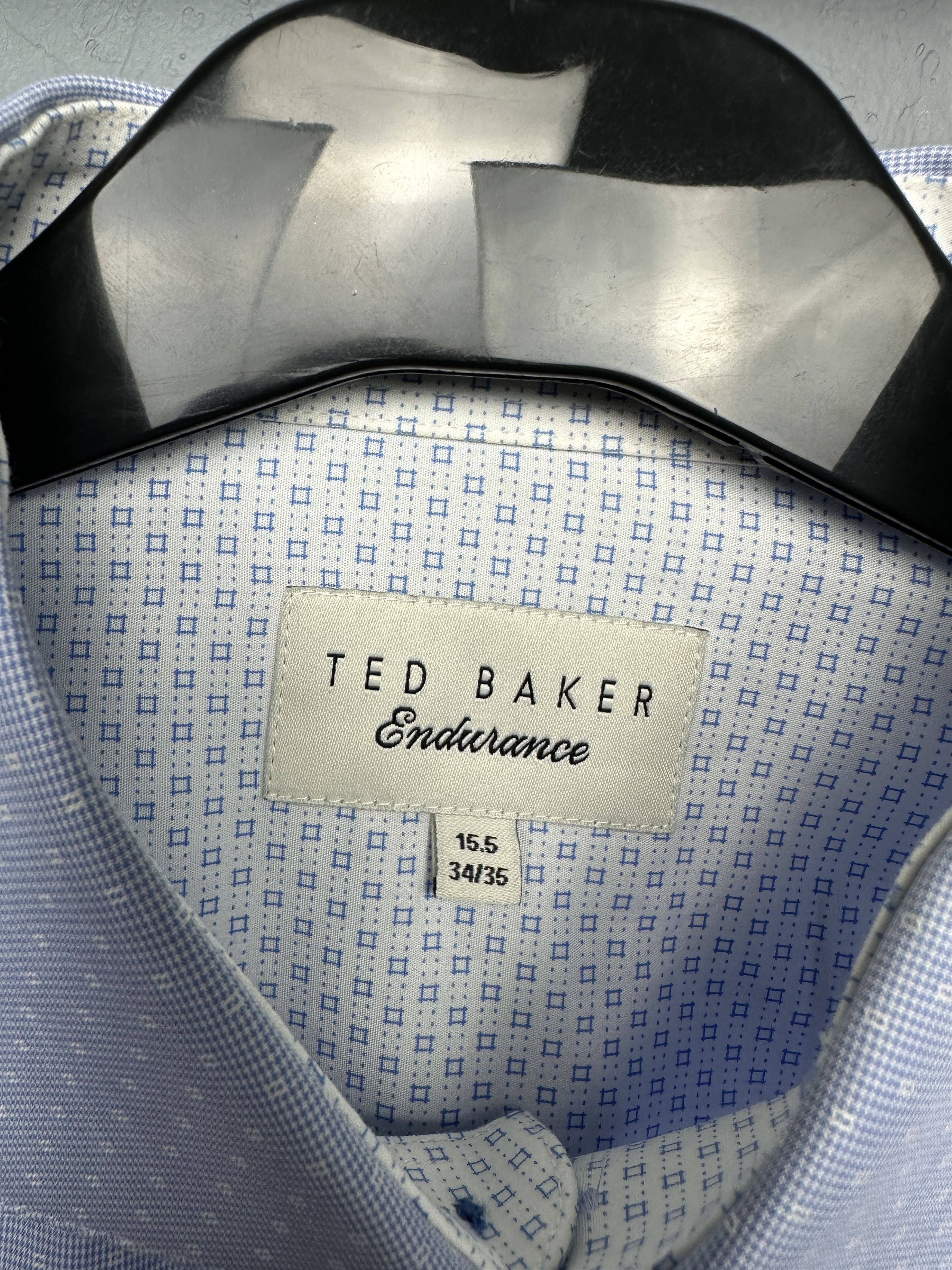 Ted Baker Ted Baker Endurance Mens Luxury Long Sleeve Shirt Size US L / EU 52-54 / 3 - 3 Thumbnail
