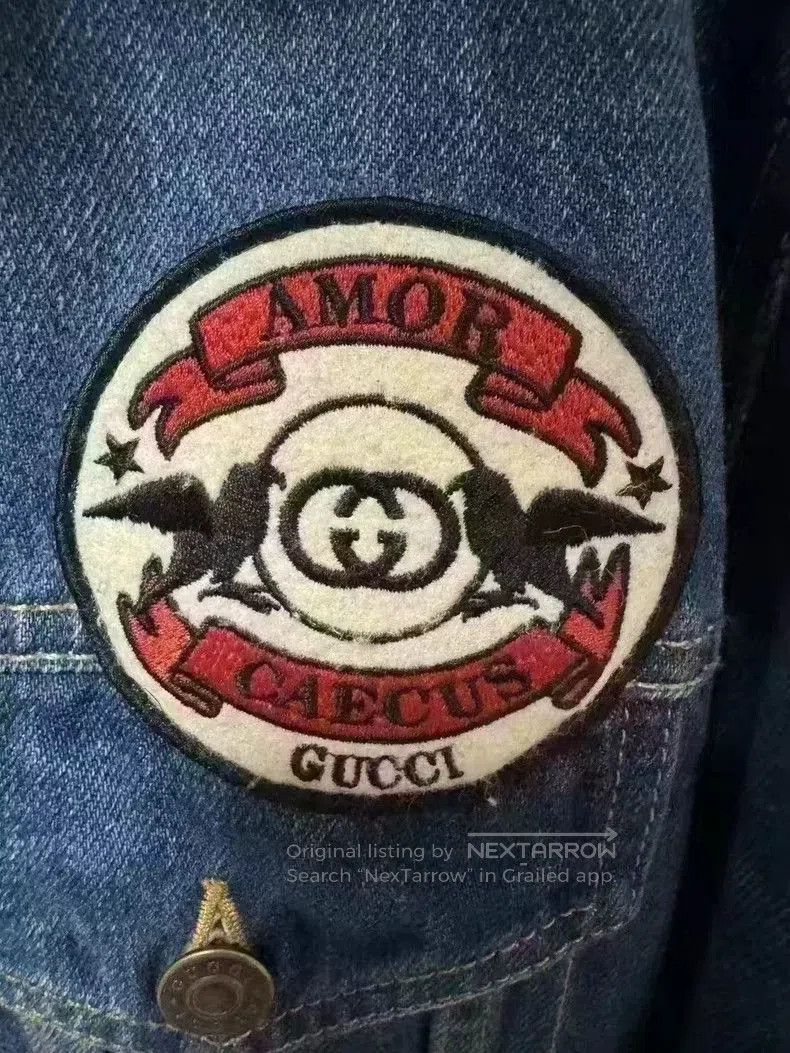 Gucci Gucci Shearling Collar Denim Jacket. Size US M / EU 48-50 / 2 - 5 Thumbnail