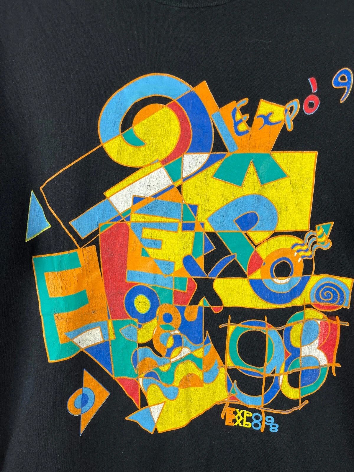Vintage Expo’ 98 Lisboa vintage single stitch band tee shirt Size US XL / EU 56 / 4 - 4 Thumbnail
