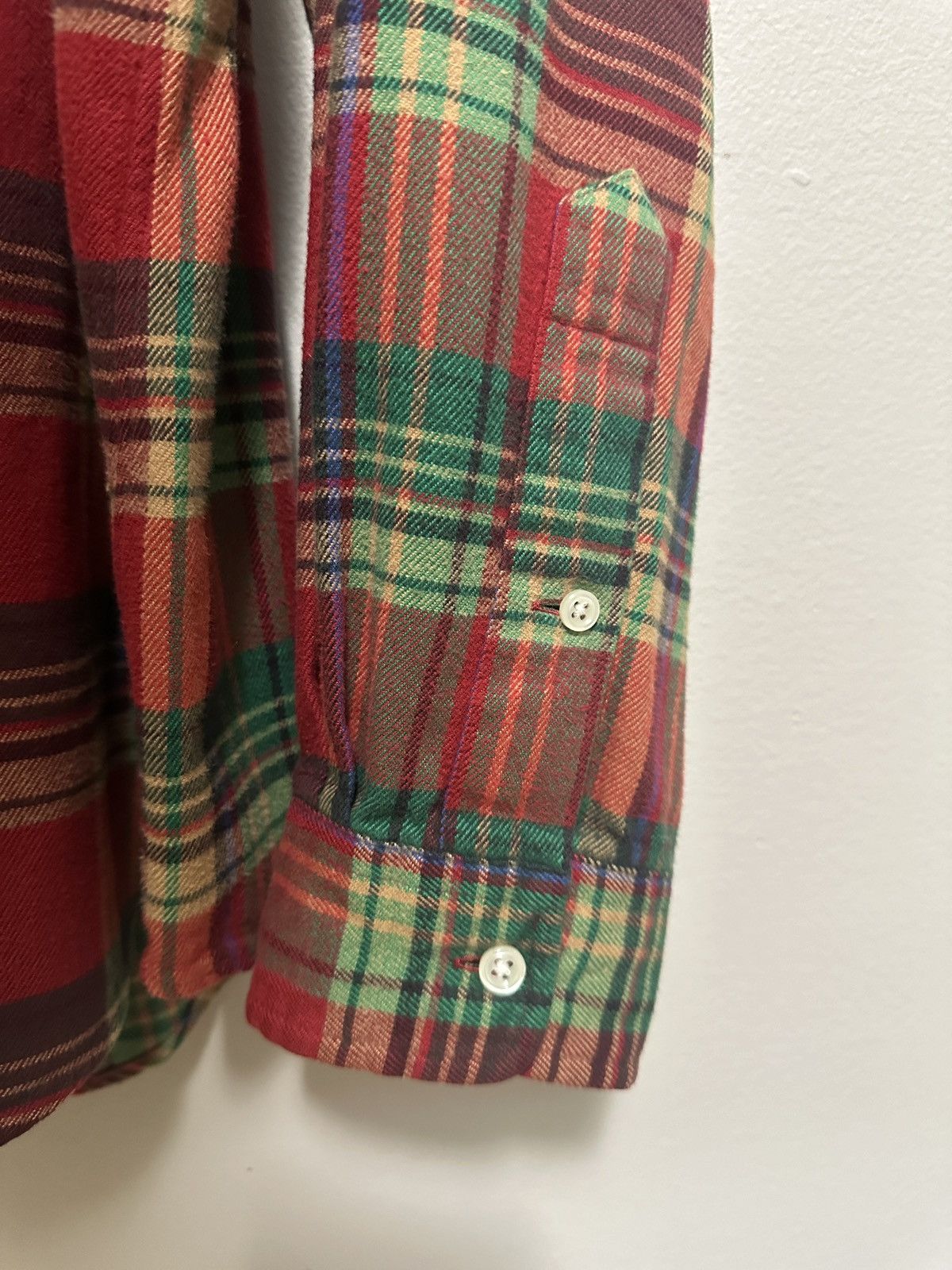 Ralph Lauren Ralph Lauren Relaxed Cotton Plaid Long Sleeve - XL Size US XL / EU 56 / 4 - 3 Thumbnail