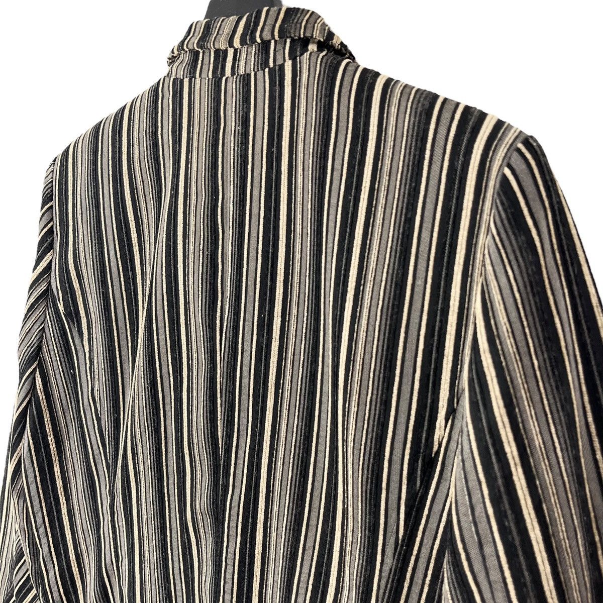 Designer × Japanese Brand Japanese Brand Noa-Ge Sophisticated Stripes Blazer Jacket Size L / US 10 / IT 46 - 10 Thumbnail