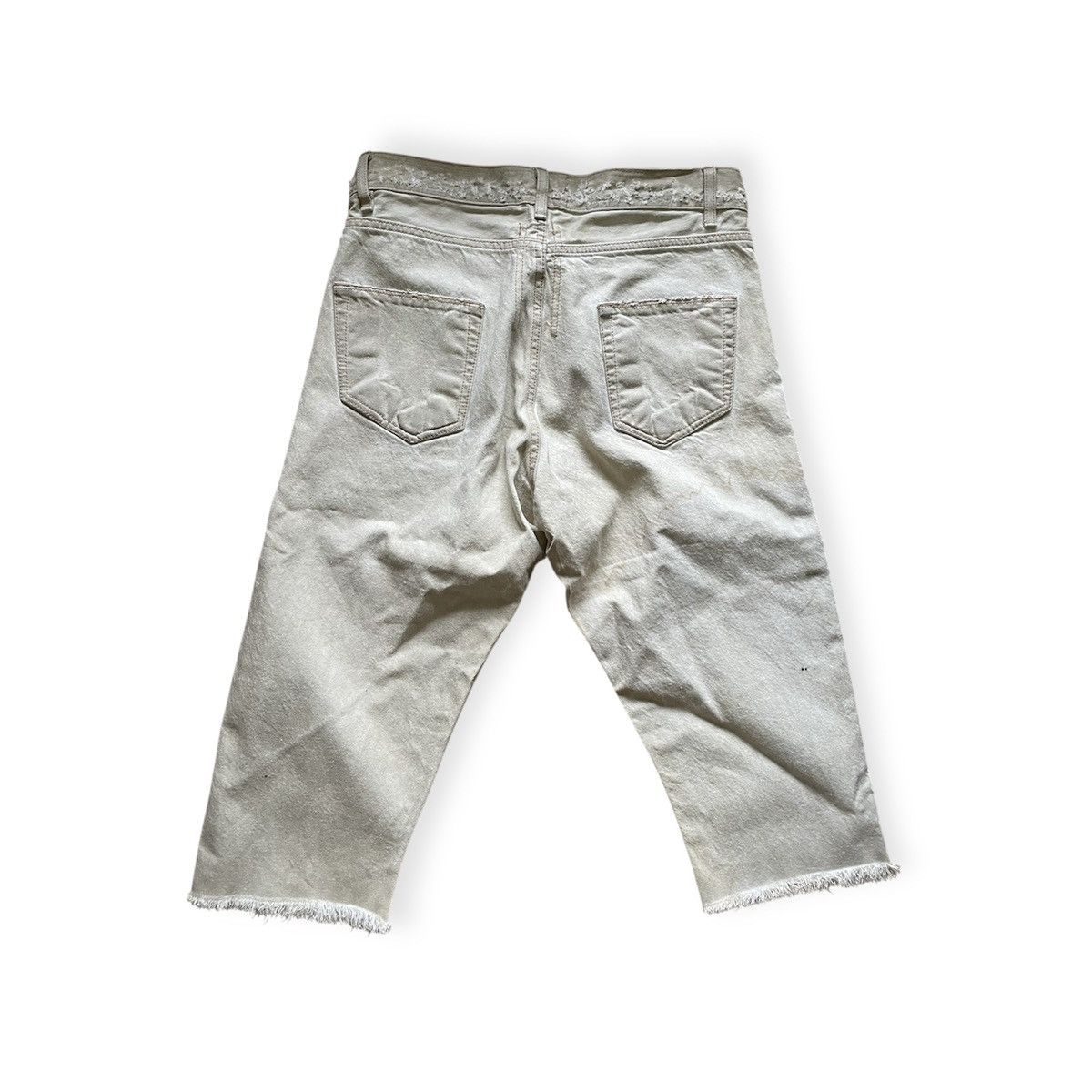 Rick Owens Rick Owens DRKSHDW SS09 Detroit Dirty White Denim Size US 27 - 2 Thumbnail