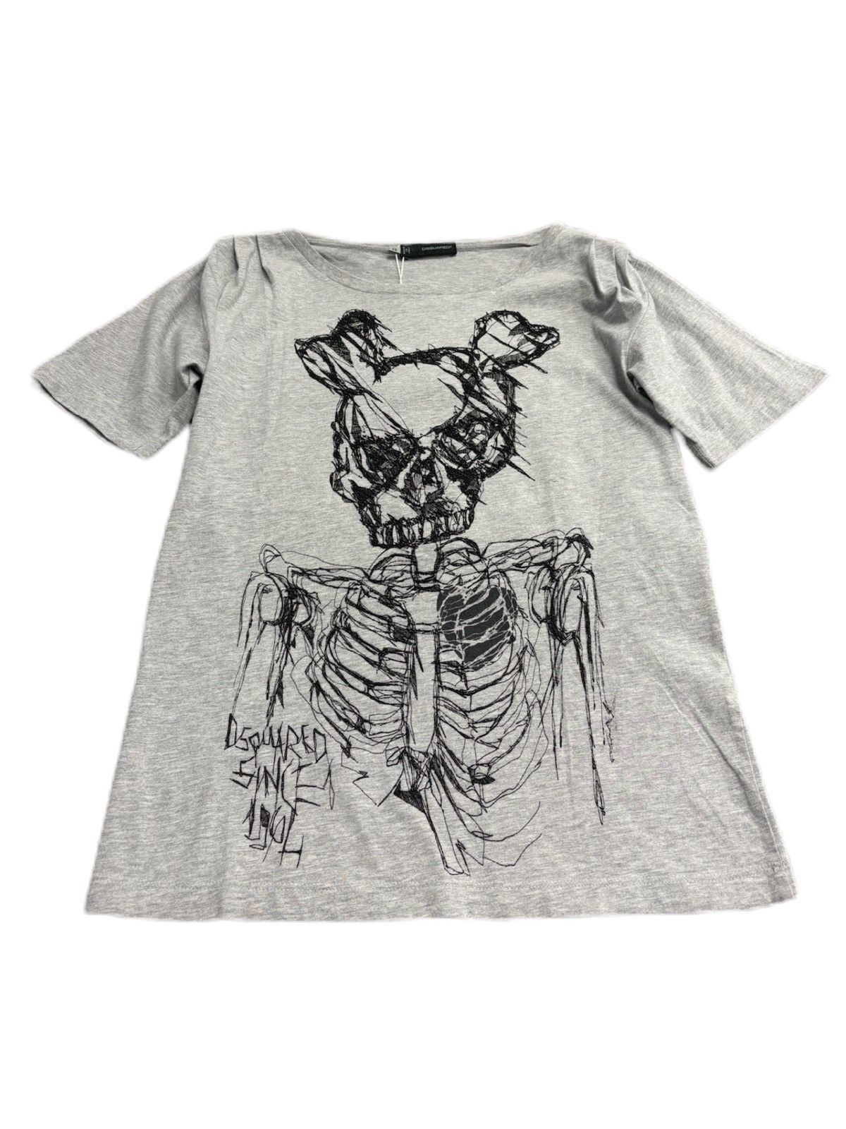 Dsquared2 Dsquared2 vintage tee grey women Size XS Size XS / US 0-2 / IT 36-38 - 1 Thumbnail