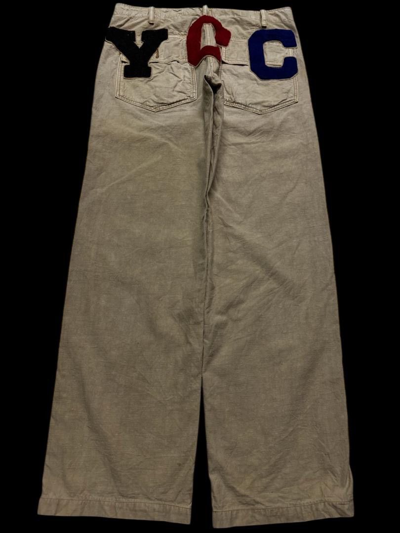 💥 Go To Hollywood Baker Pants 90s Sick Faded Y C C Logo