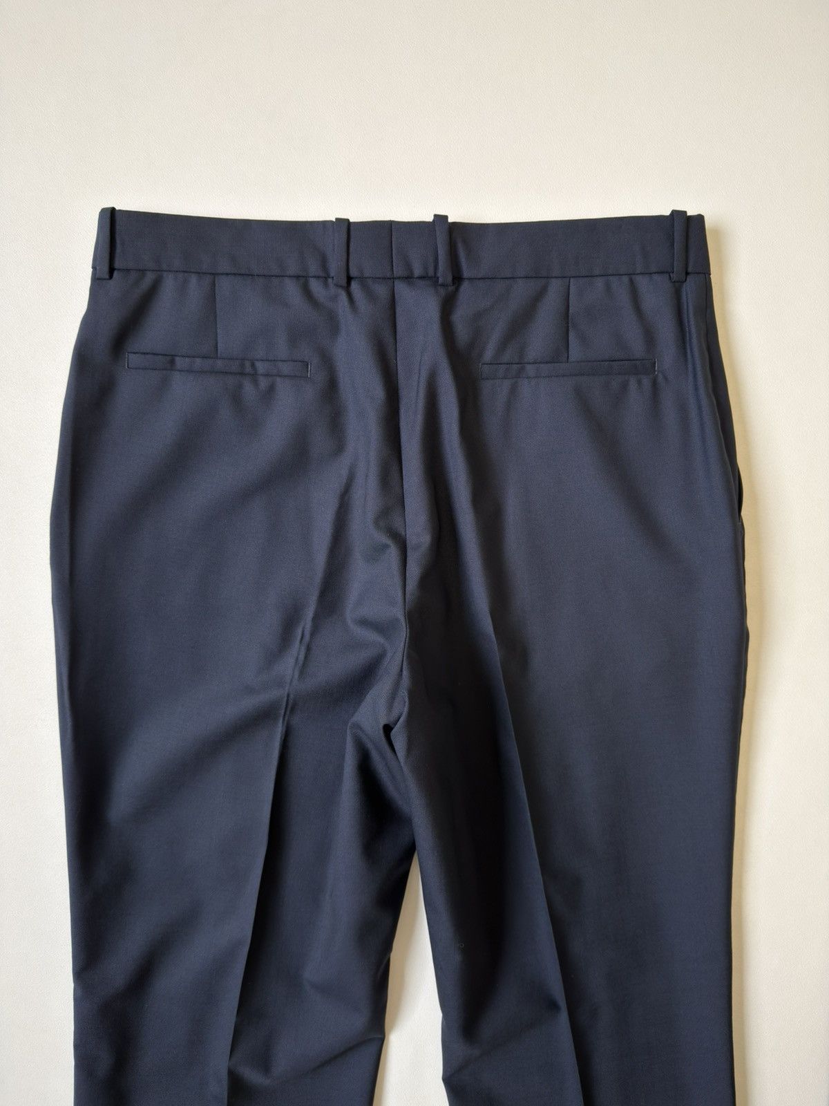 Maison Margiela S/S 18 Straight Leg Blue Wool Trousers Size US 34 / EU 50 - 15 Thumbnail