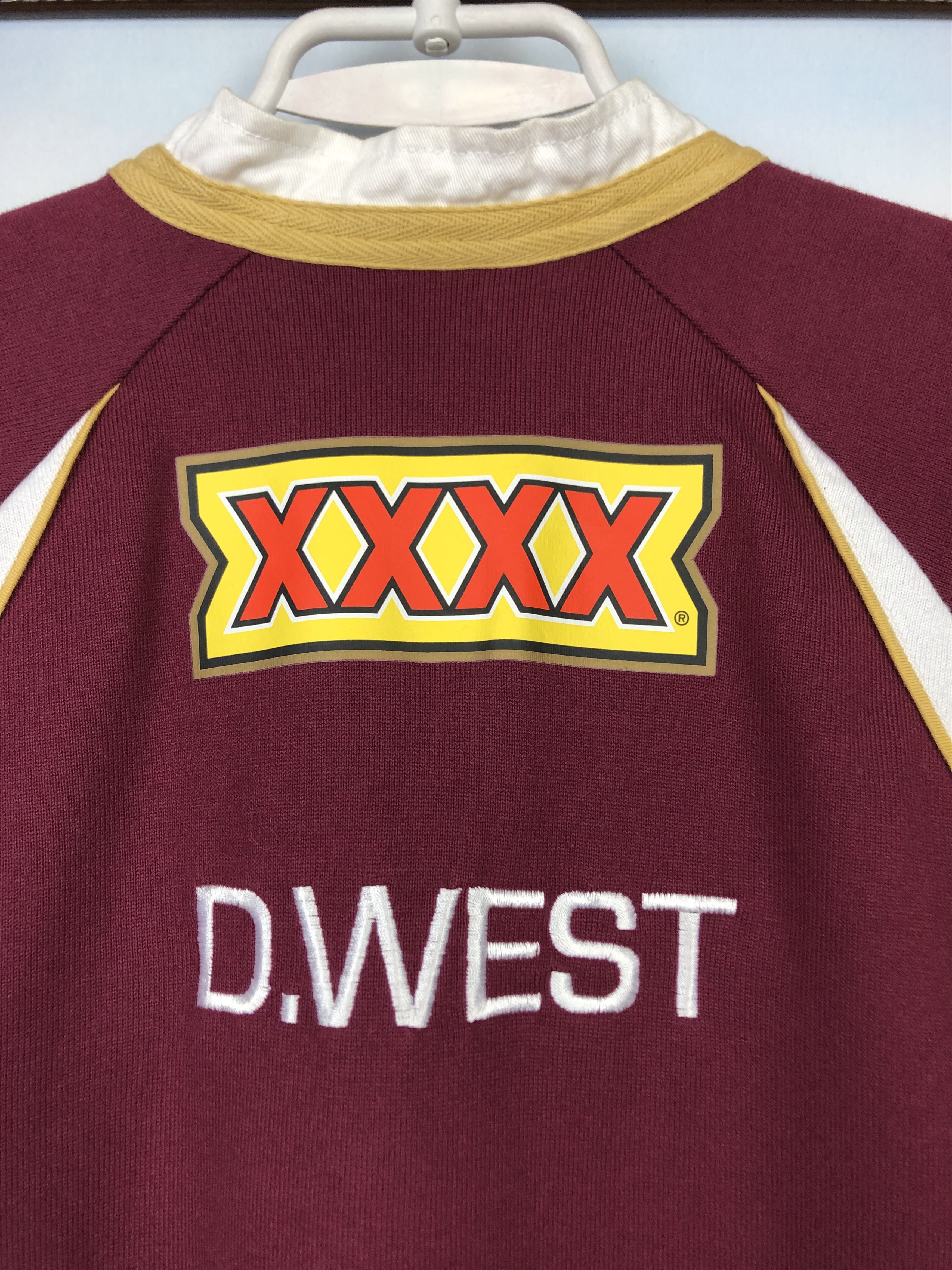 Vintage Vintage Queensland State of Origin Maroon Rugby Jersey Tee Size US M / EU 48-50 / 2 - 13 Thumbnail