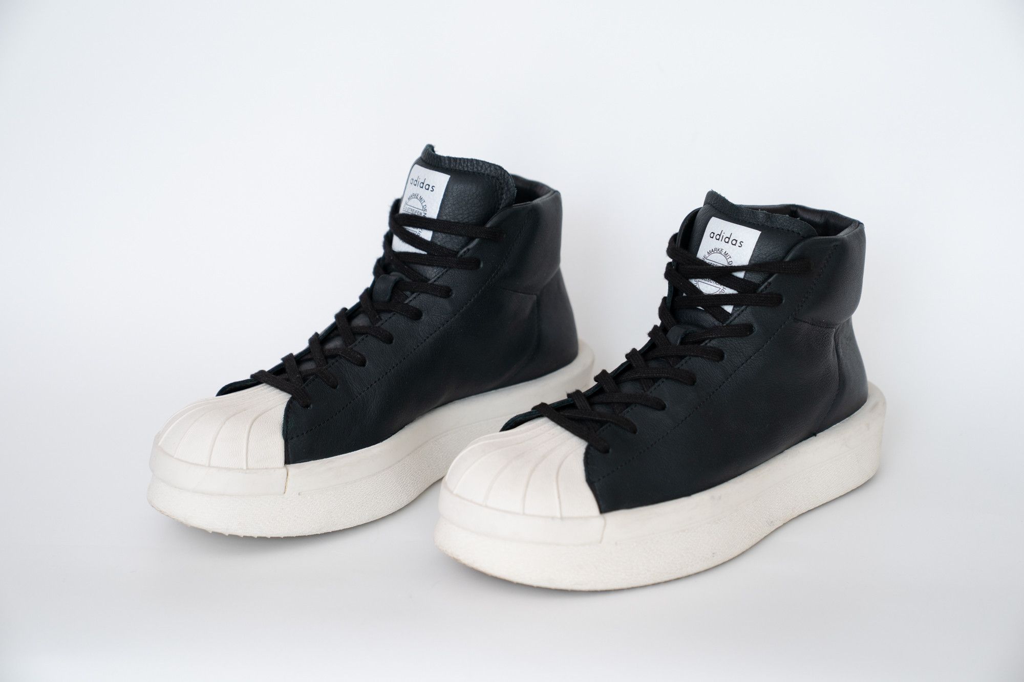Adidas × Rick Owens Rick Owens x adidas Mastodon Pro Model Black White US9 27cm Size US 9 / EU 42 - 12 Thumbnail