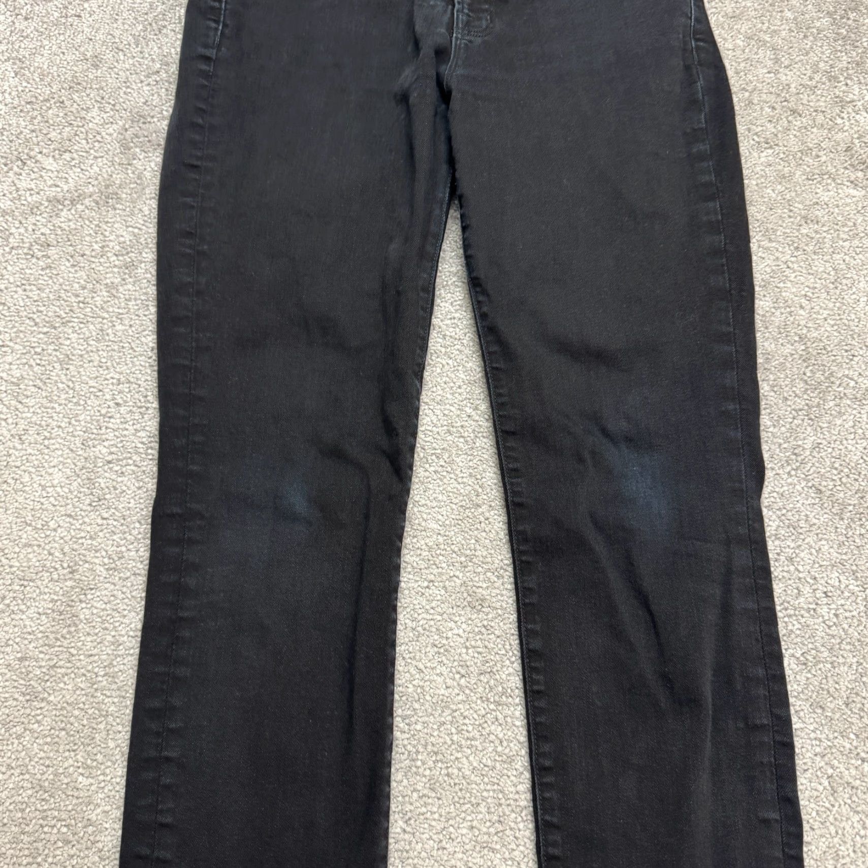 J Brand J Brand 811 Skinny Jeans Womens 28 Shadow Black Mid Rise Stretch Denim 5-Pocket Design Button Zip Inseam 28 Size 28" / US 6 / IT 42 - 3 Thumbnail