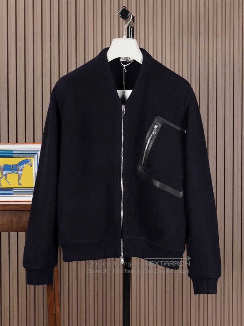 Hermes Hermes Thick Cashmere Jacket Size US L / EU 52-54 / 3 - 1 Thumbnail
