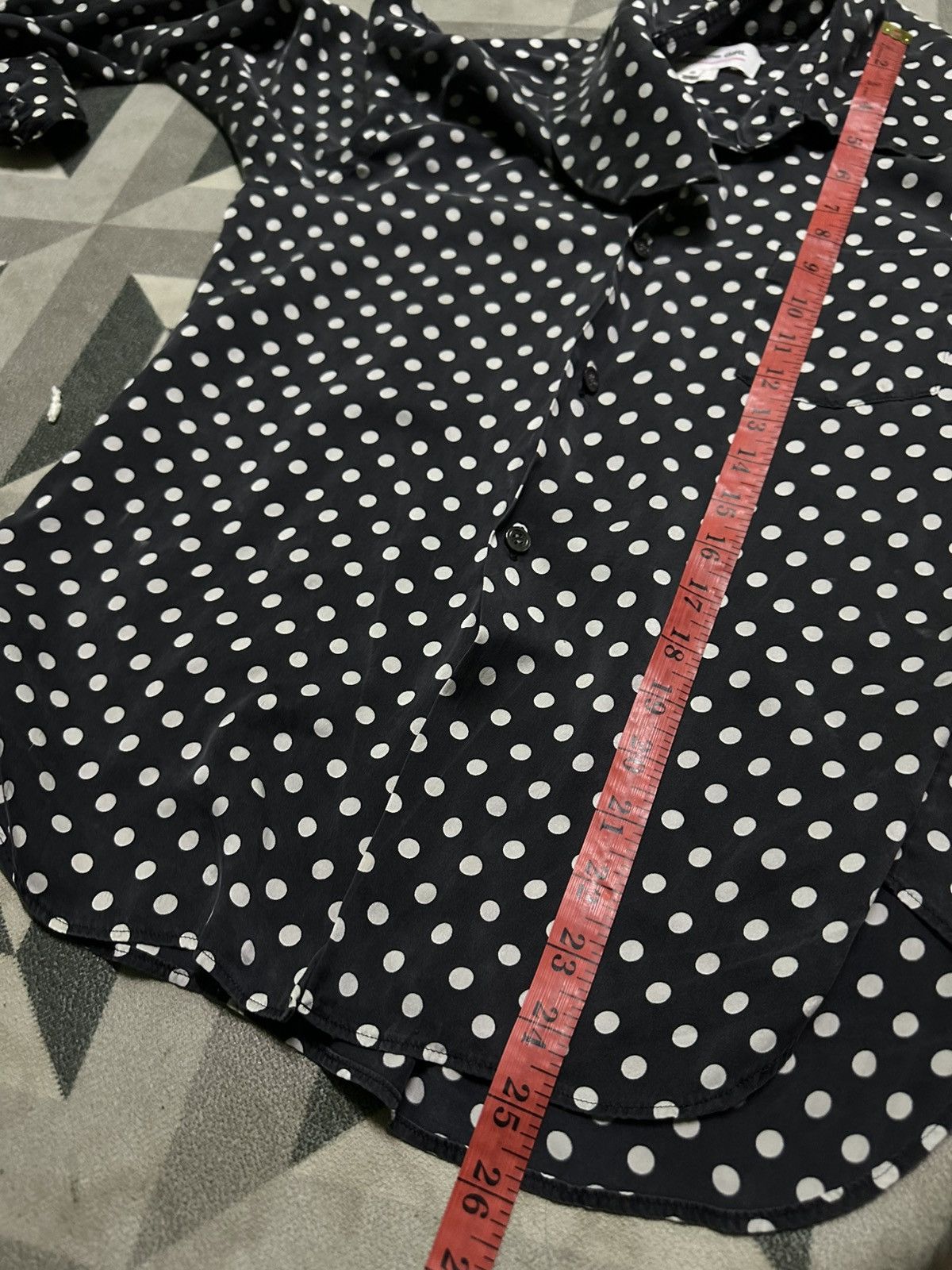 Comme des Garcons Comme des garcons girl black and white polka dot silk shirt Size S / US 4 / IT 40 - 11 Thumbnail
