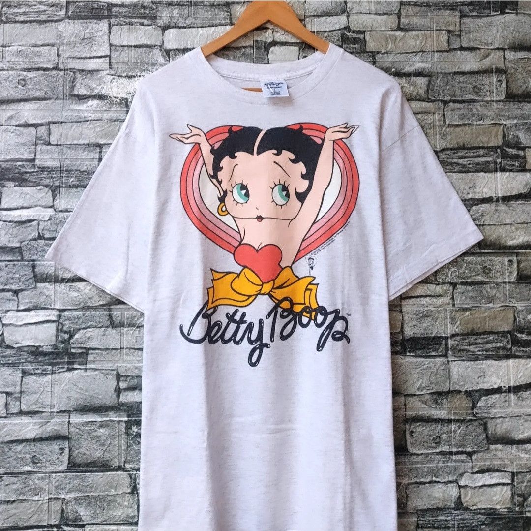 Cartoon Network Vtg 90s Betty Boop Tshirt Size US L / EU 52-54 / 3 - 3 Thumbnail