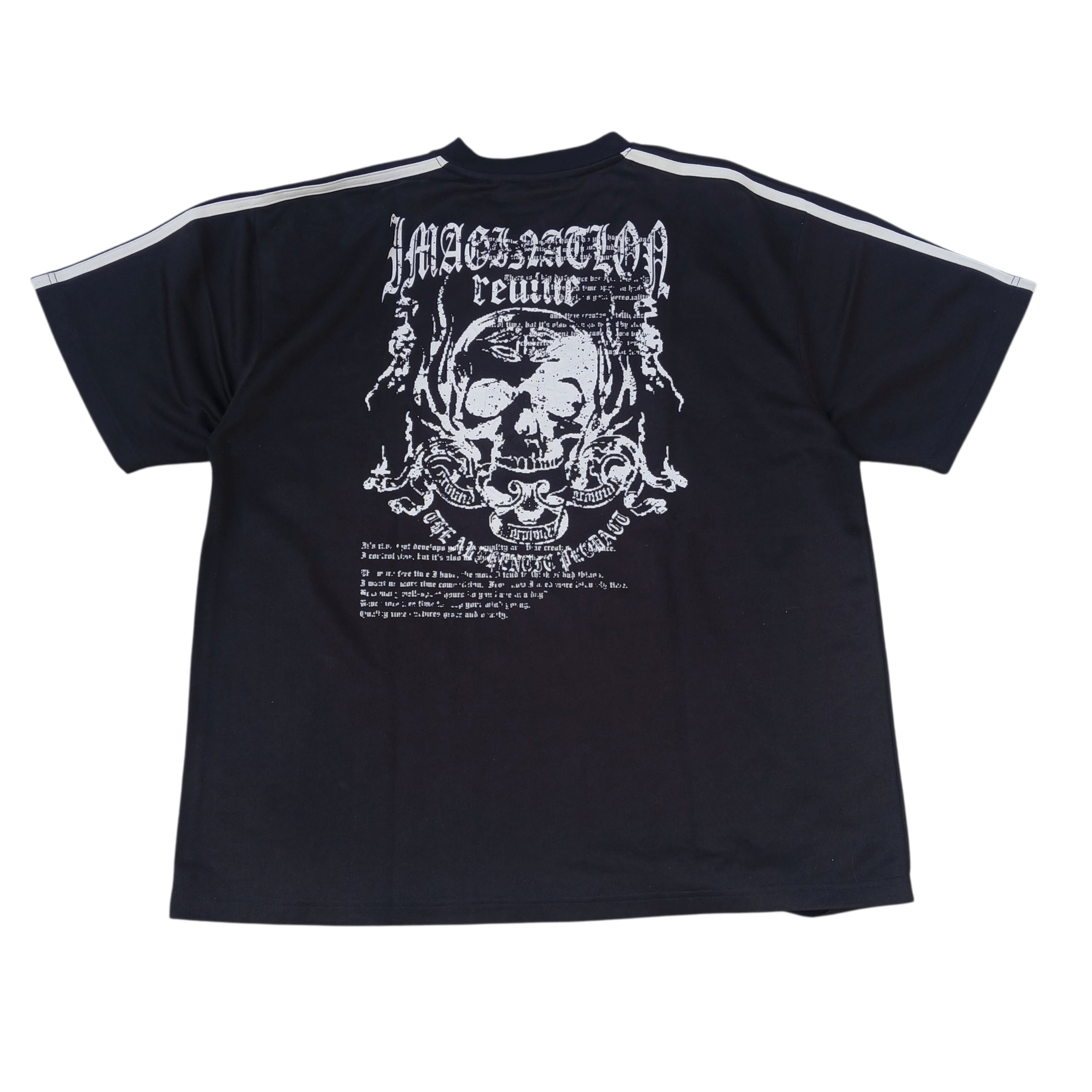 Japanese Brand Vogaty house skull y2k tee Size US XXL / EU 58 / 5 - 1 Thumbnail
