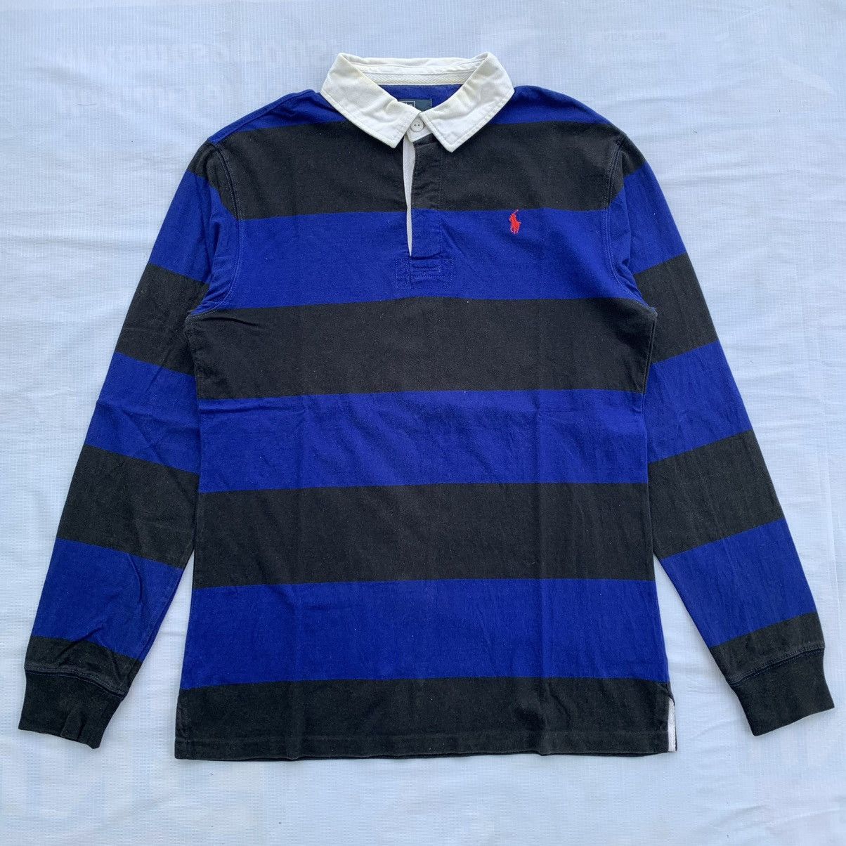 Polo Ralph Lauren Vintage polo Ralph Lauren rugby striped Size US L / EU 52-54 / 3 - 1 Thumbnail