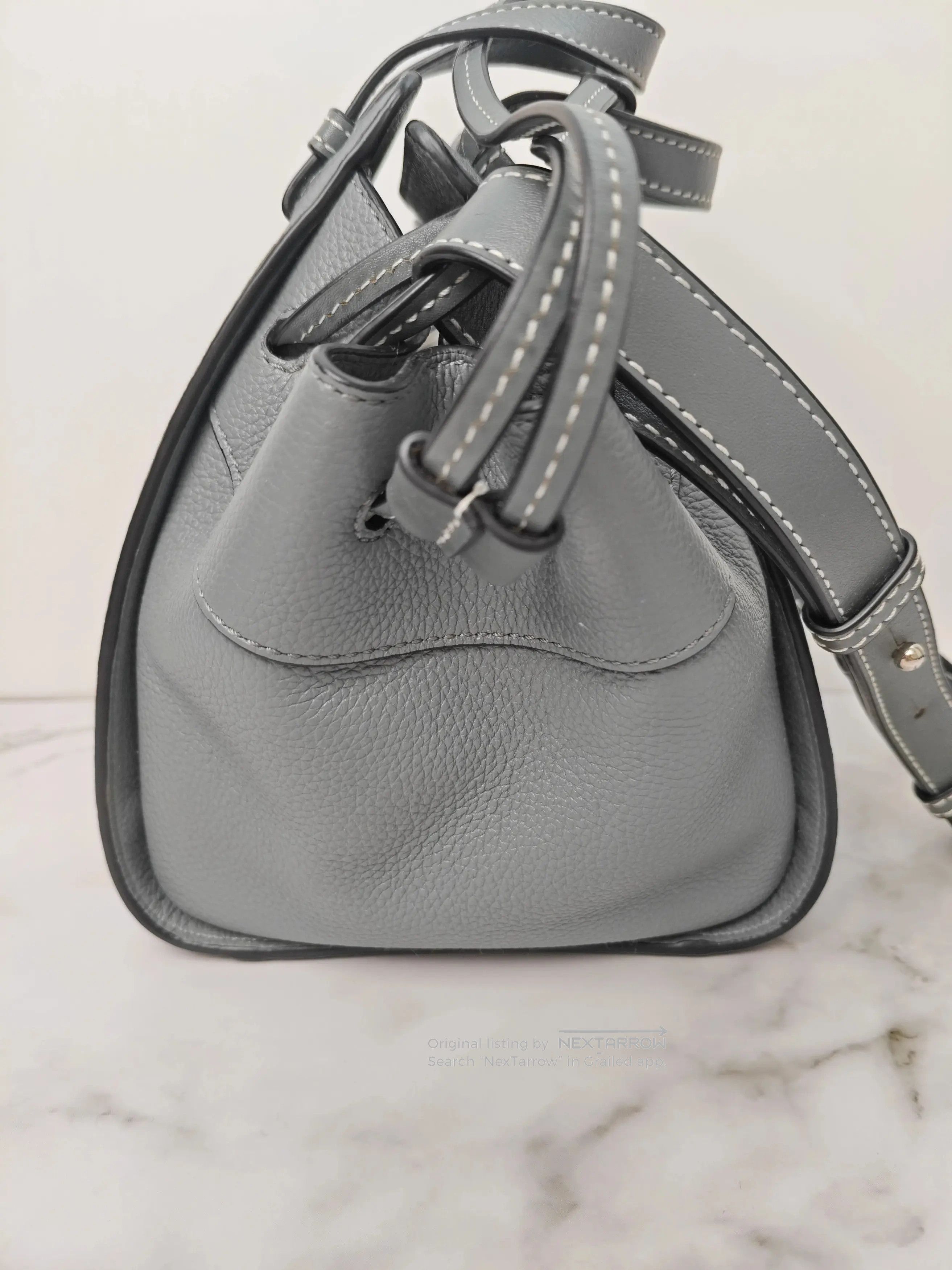 Loewe LOEWE Hammock Mini Bag Gray 16x19 Size ONE SIZE - 3 Thumbnail