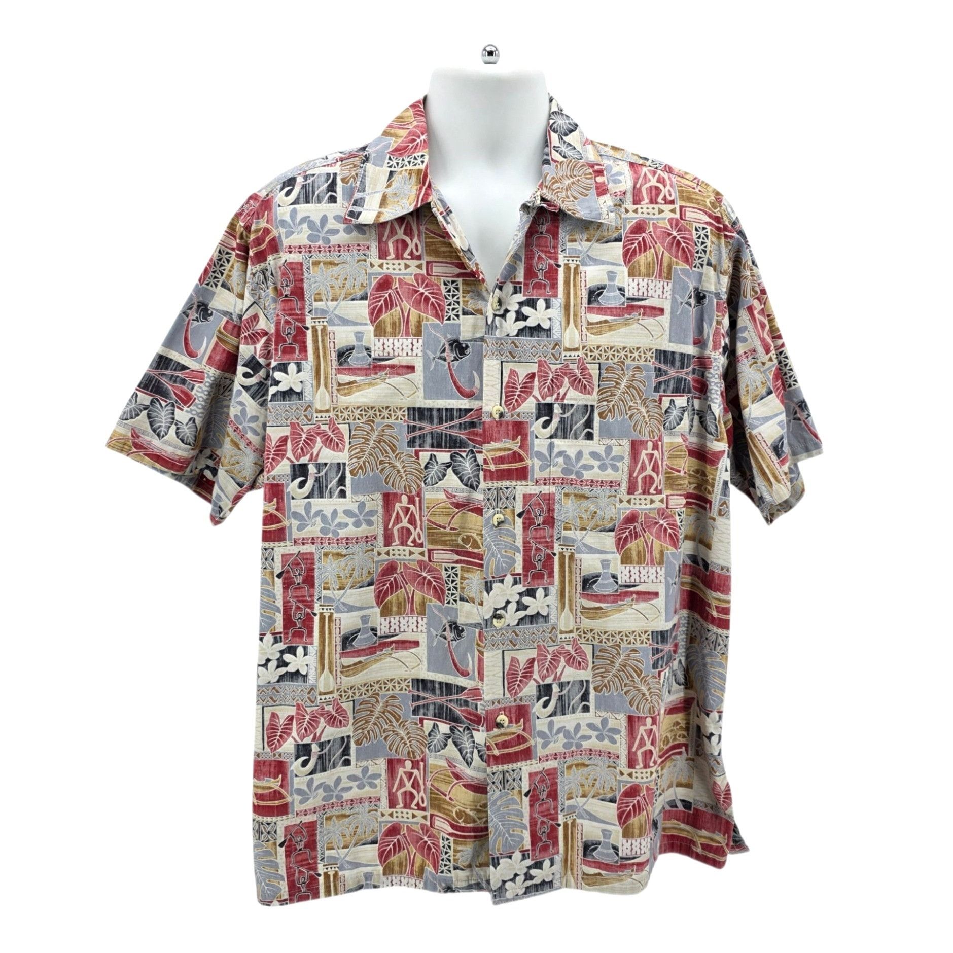 Other Vintage Go Barefoot Mens XL Shirt Hawaiian Reverse Print Size US XL / EU 56 / 4 - 10 Thumbnail