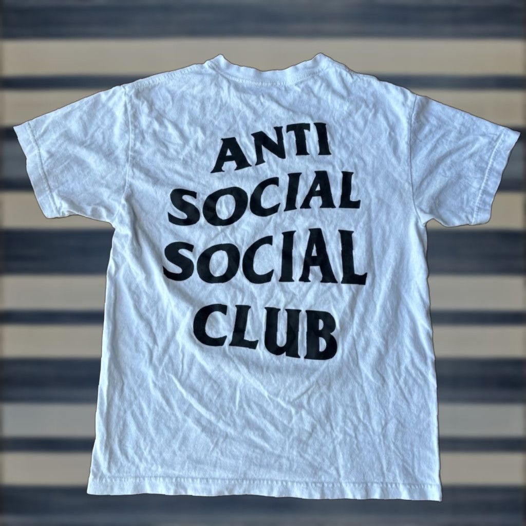 Anti Social Social Club Anti Social Social Club Shirt Medium White Black Graphic T-Shirt Size US M / EU 48-50 / 2 - 1 Thumbnail