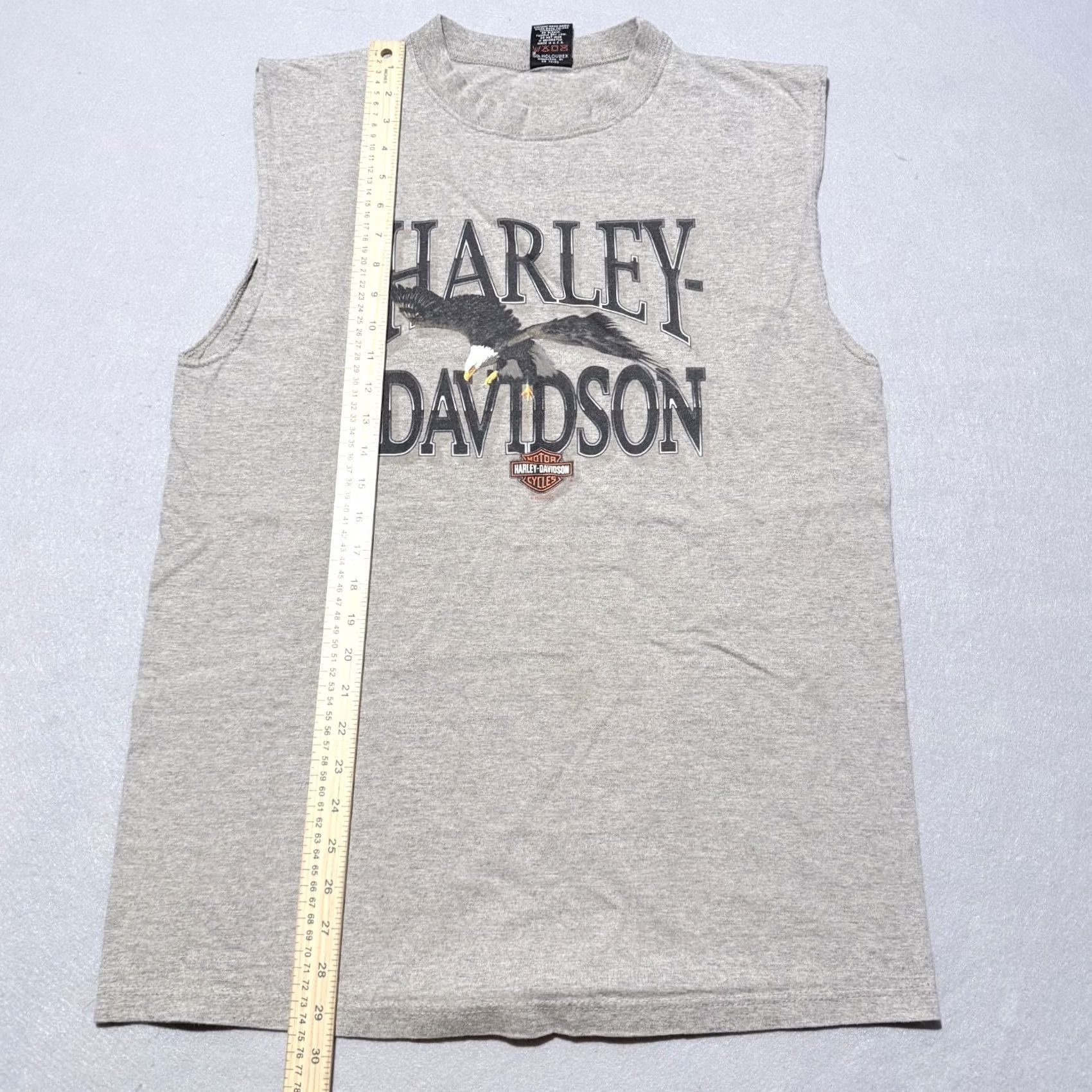 Harley Davidson Vintage Harley-Davidson Shirt Men XL Gray USA Made Sleeveless Size US XL / EU 56 / 4 - 8 Thumbnail