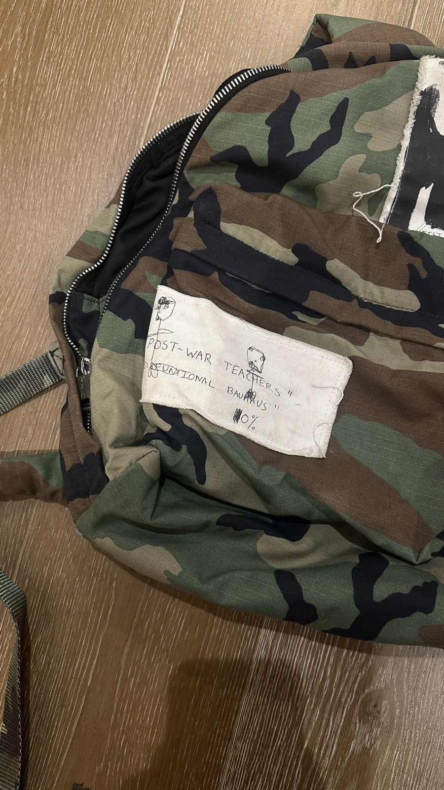 Enfants Riches Deprimes ERD Camo patchwork assemblage backpack Size ONE SIZE - 3 Thumbnail