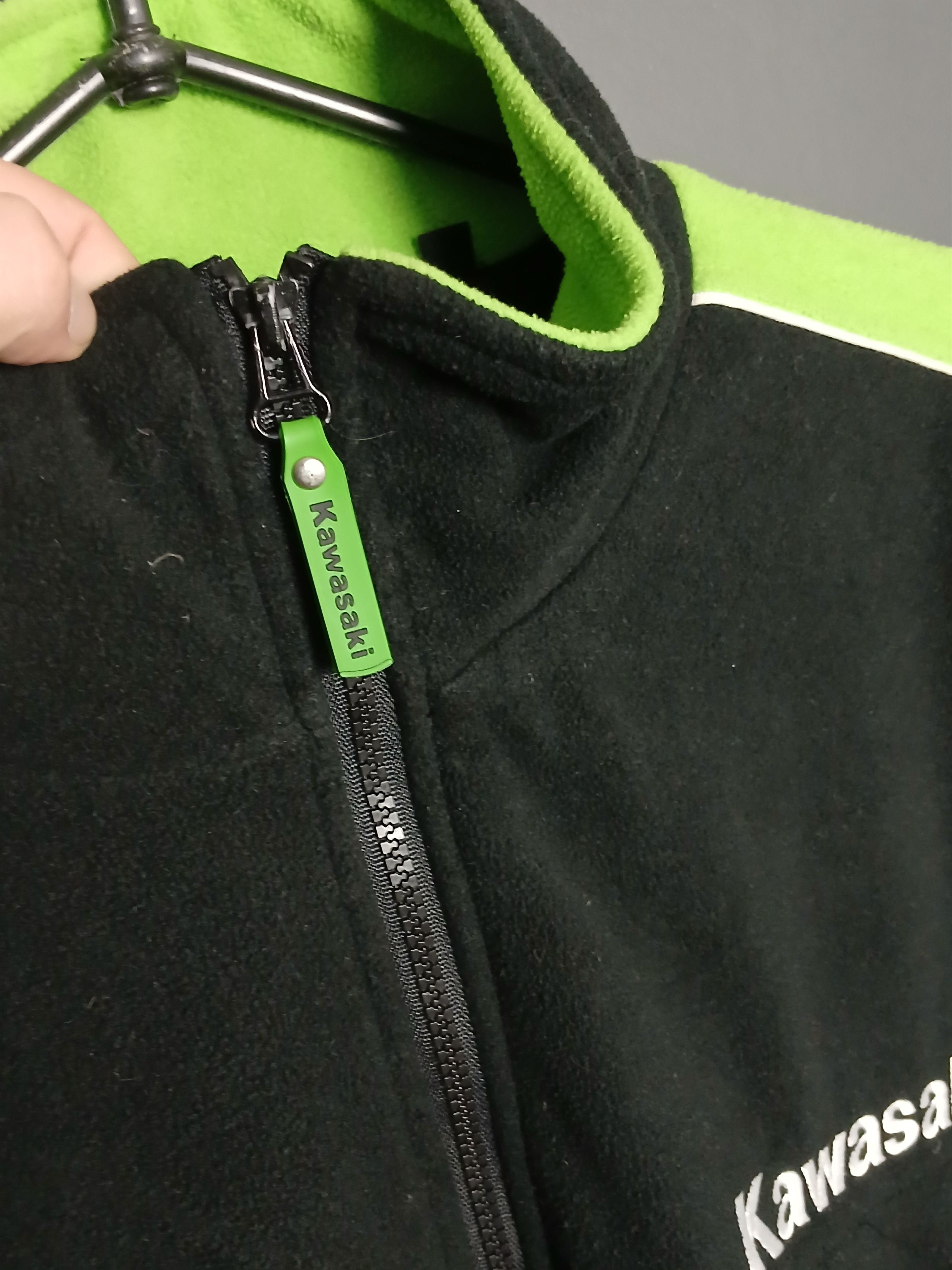 Other Kawasaki Racing Moto Fleece Jacket Size US XL / EU 56 / 4 - 7 Thumbnail