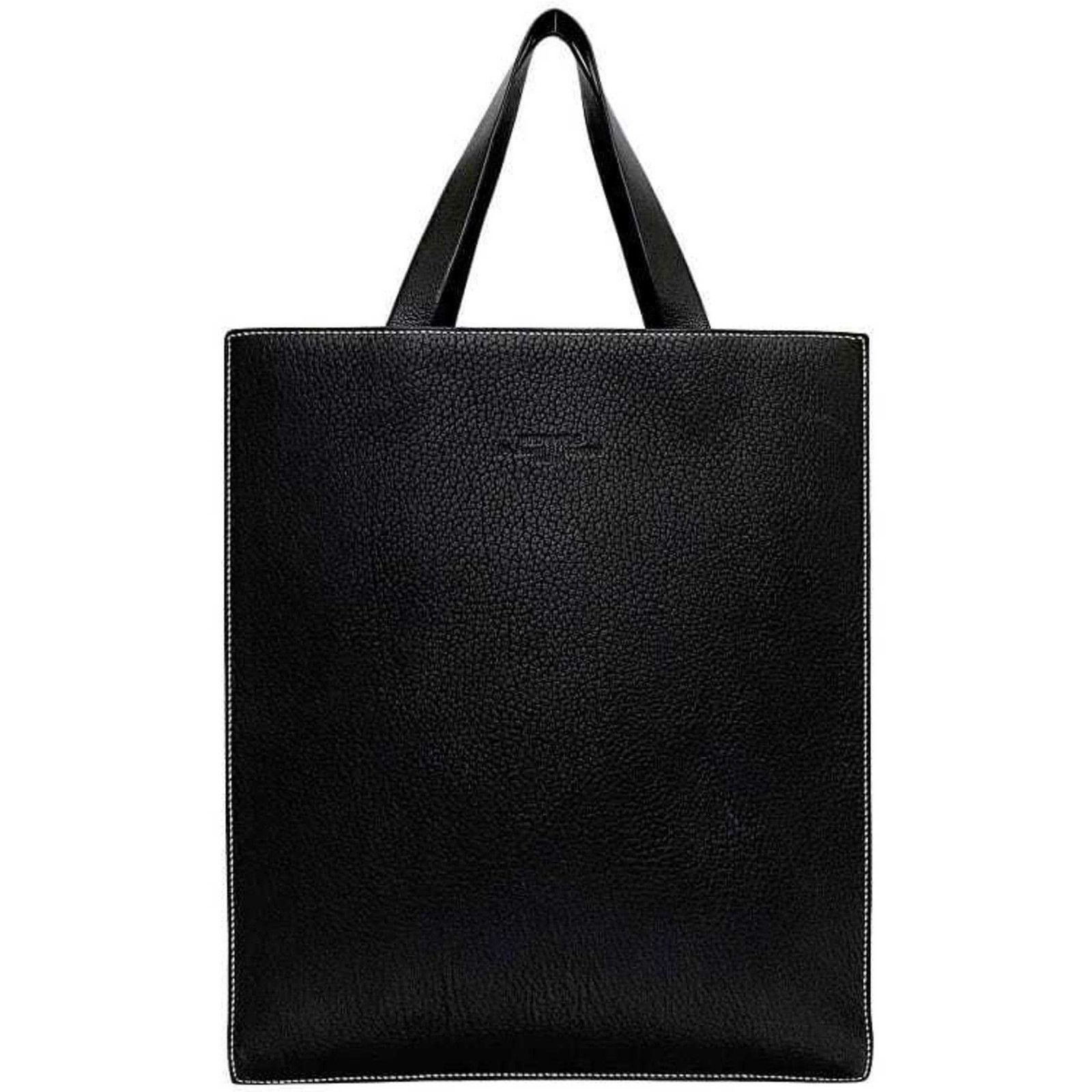 Hermès Black Leather --