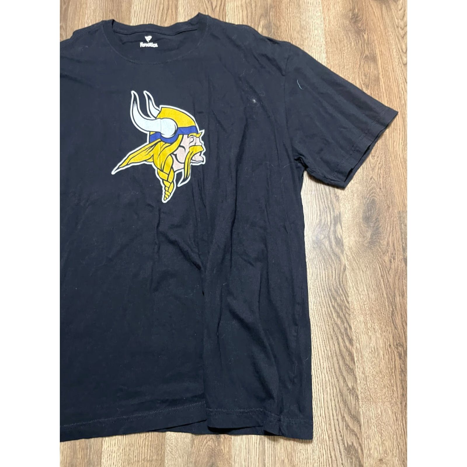 NFL Fanatics Team Apparel Shirt Men's XL Black Minnesota Vikings NFL Shirt, Men, XL, Black, Fanatics, NFL, Minnesota Vikings, Shirt Size US XL / EU 56 / 4 - 4 Thumbnail