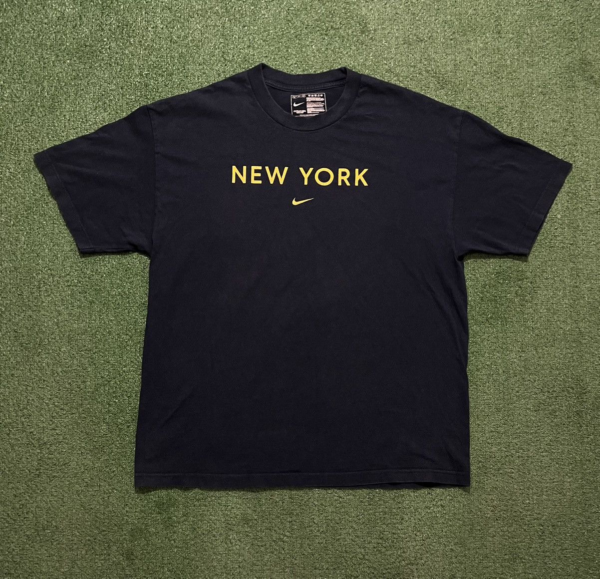 Nike × Vintage Nike New York Swoosh Tee Vintage Size US XL / EU 56 / 4 - 1 Thumbnail