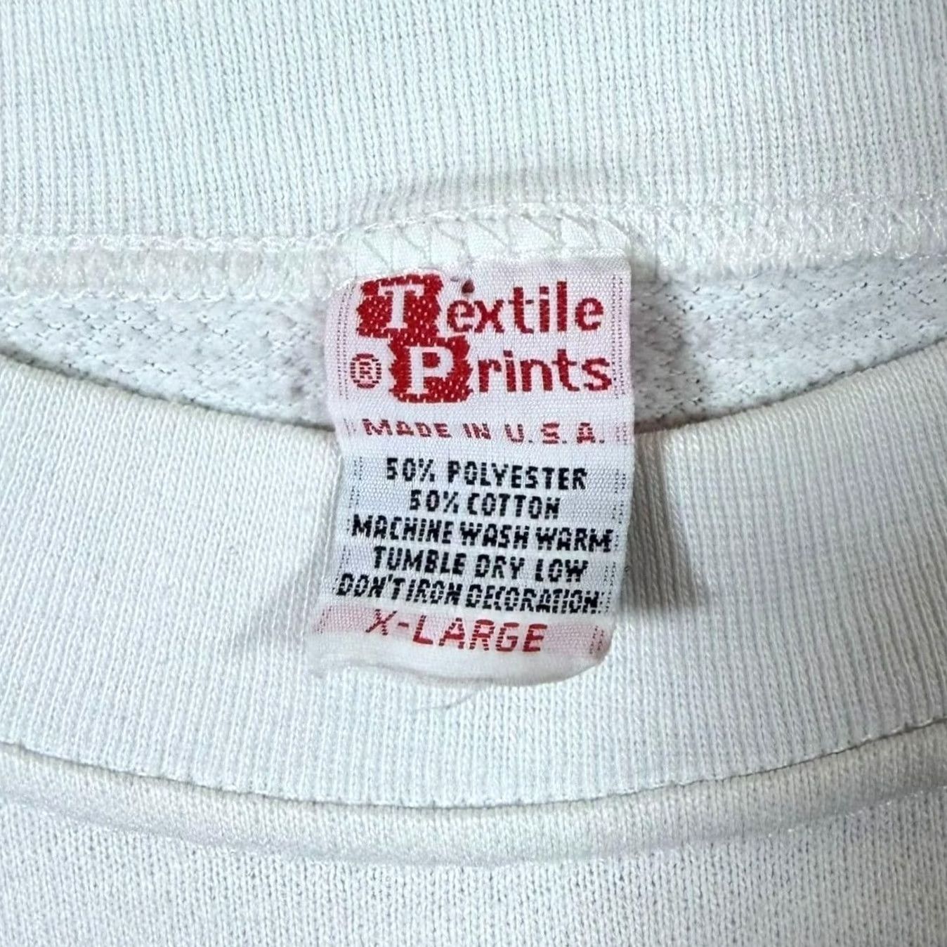 Vintage Vintage 90's St. Thomas Made In USA Tourist Graphic White Pink Sweatshirt Small Size US S / EU 44-46 / 1 - 3 Thumbnail
