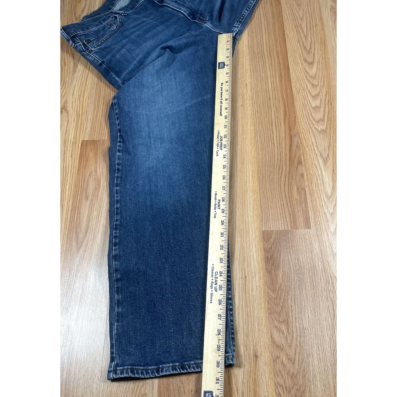 Wrangler Wrangler Jeans Men’s Relaxed Fit Straight Leg Stretch Blue Denim Pants 38Wx32L Size US 38 / EU 54 - 6 Thumbnail
