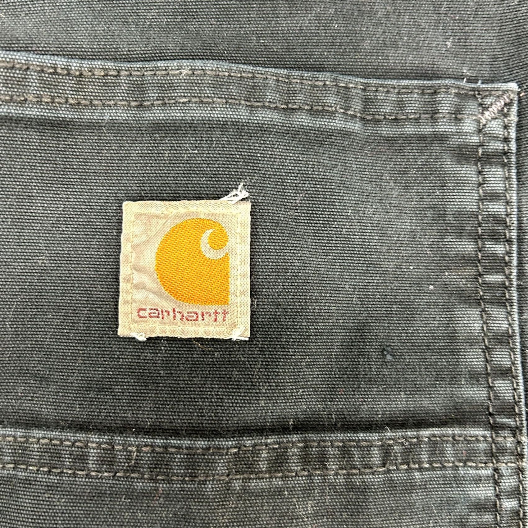 Carhartt Carhartt Pants Mens 32x34 Black Straight Leg Relaxed Fit Canvas Logo Workwear Casual 5-Pocket Carhartt Size US 32 / EU 48 - 3 Thumbnail
