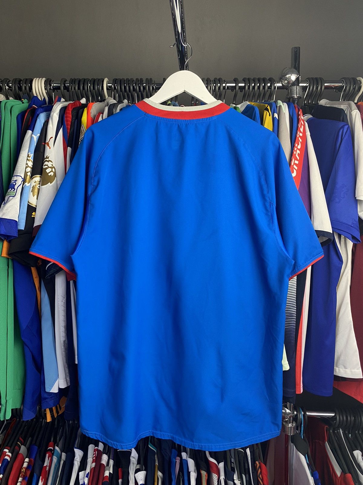 Diadora 2003/04 DIADORA RANGERS HOME SOCCER FOOTBALL JERSEY SHIRT Size US L / EU 52-54 / 3 - 2 Thumbnail