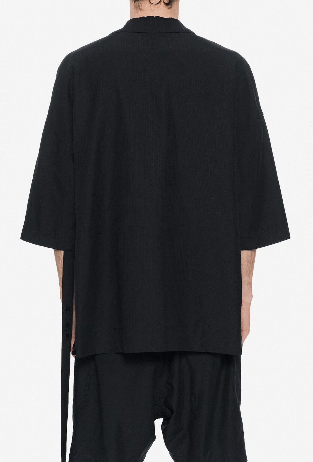 Rick Owens Drkshdw Last Rick Owens Drkshdw Magnum Tommy Shirt in Black Size US M / EU 48-50 / 2 - 2 Thumbnail