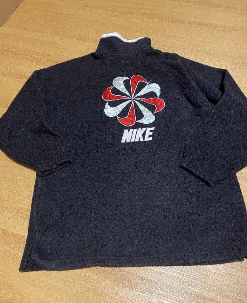 Nike × Vintage Vintage nike pinwheel 80s half zipper Size US L / EU 52-54 / 3 - 2 Thumbnail