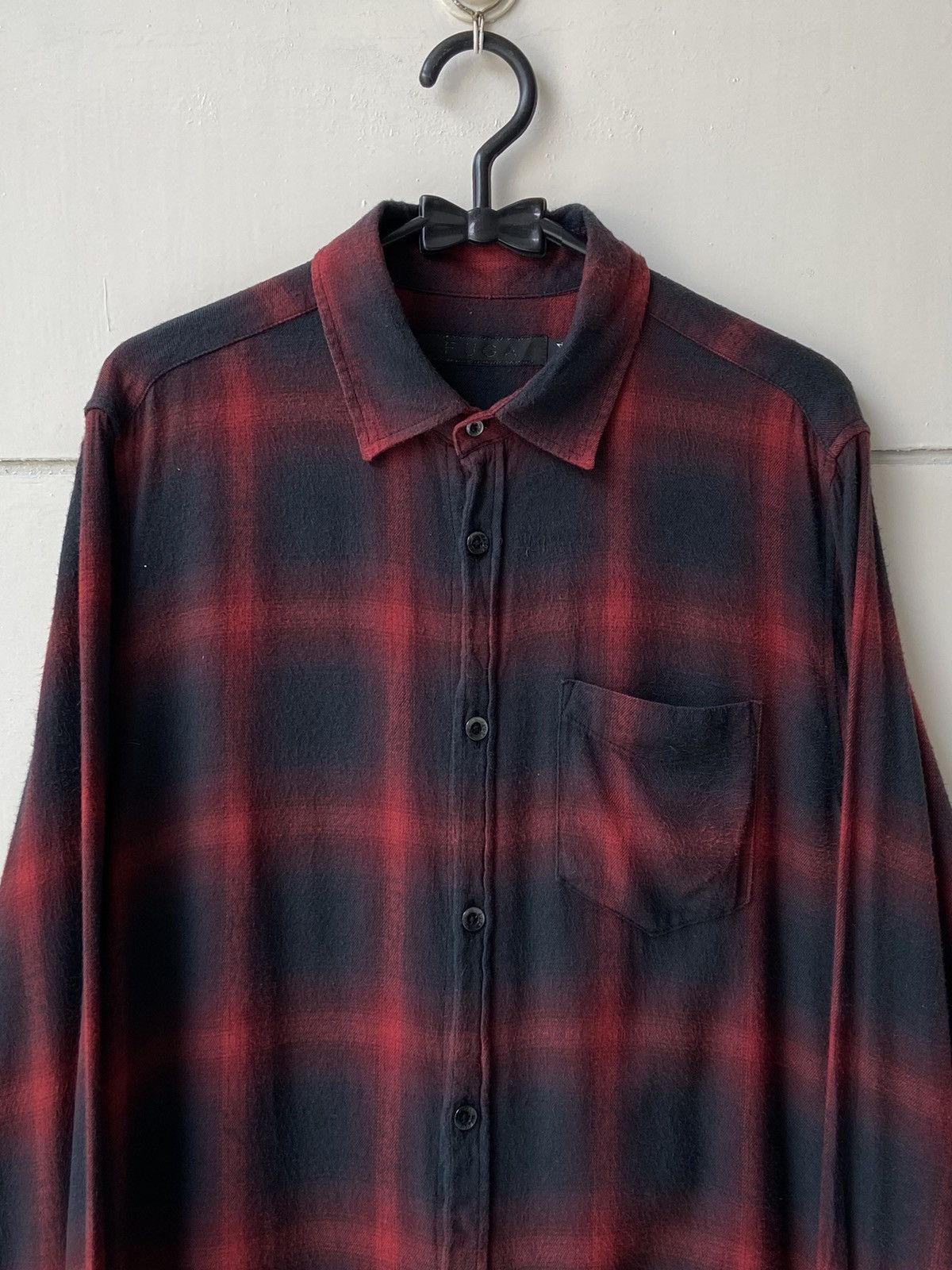 GOSTAR DE FUGA × If Six Was Nine × Japanese Brand FUGA Plaid Flanel Shirt Size US S / EU 44-46 / 1 - 3 Thumbnail