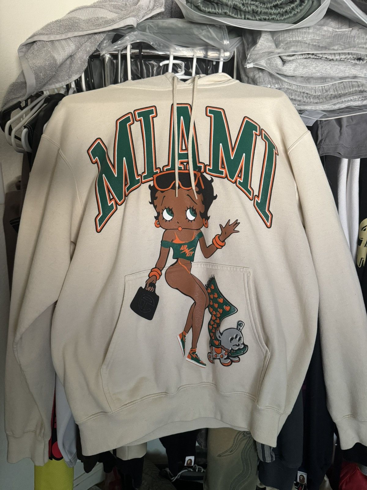 Reves Paris Kool Kiy Miami Hoodie “Betty Boop” Size US M / EU 48-50 / 2 - 1 Thumbnail