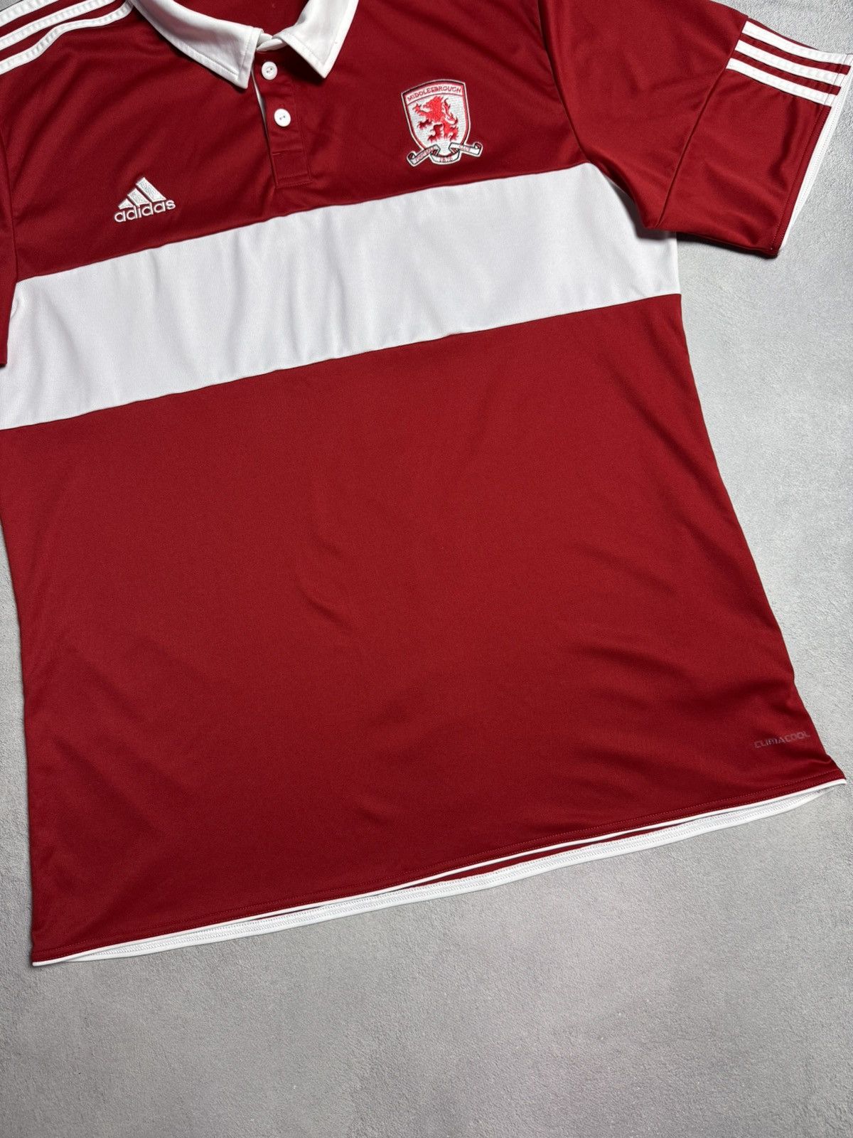 Adidas Middlesbrough 2010 2011 Home Shirt Soccer Jersey Adidas Size US XXL / EU 58 / 5 - 4 Thumbnail