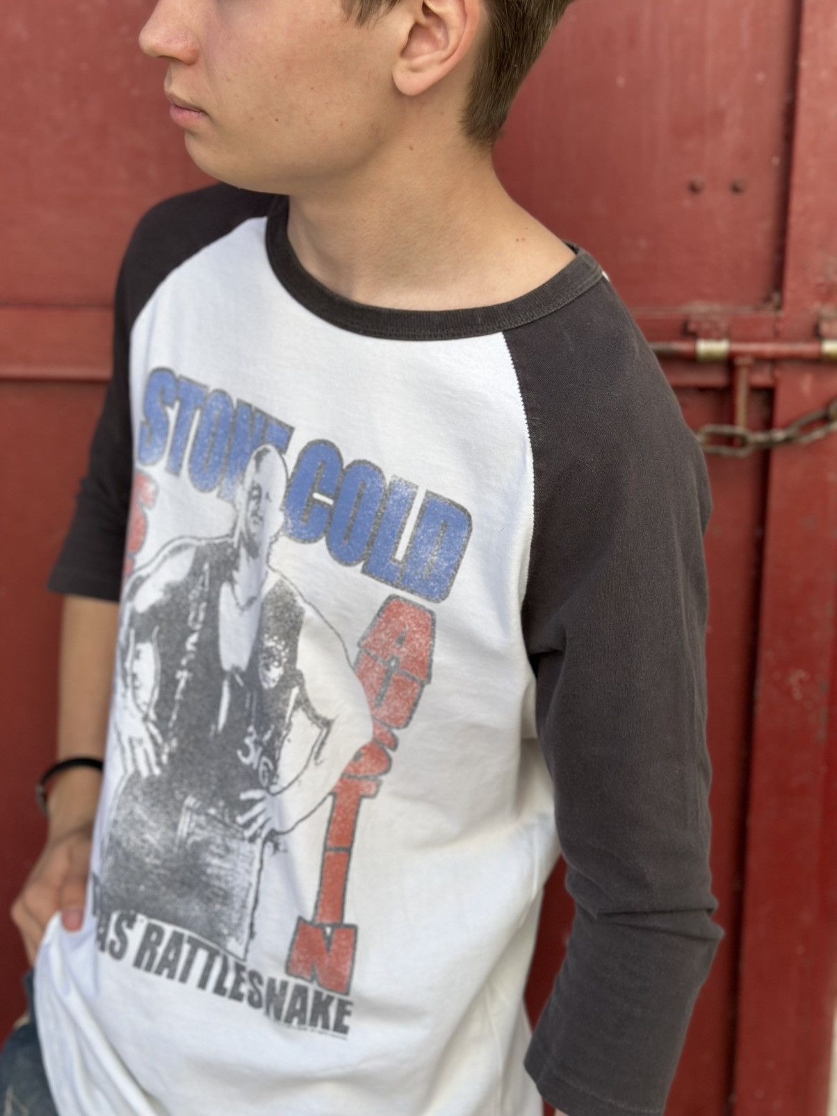 WWE VTG Stone Cold Steve Austin 3:16 Long-sleeve T-shirts 2015 Size US M / EU 48-50 / 2 - 3 Thumbnail