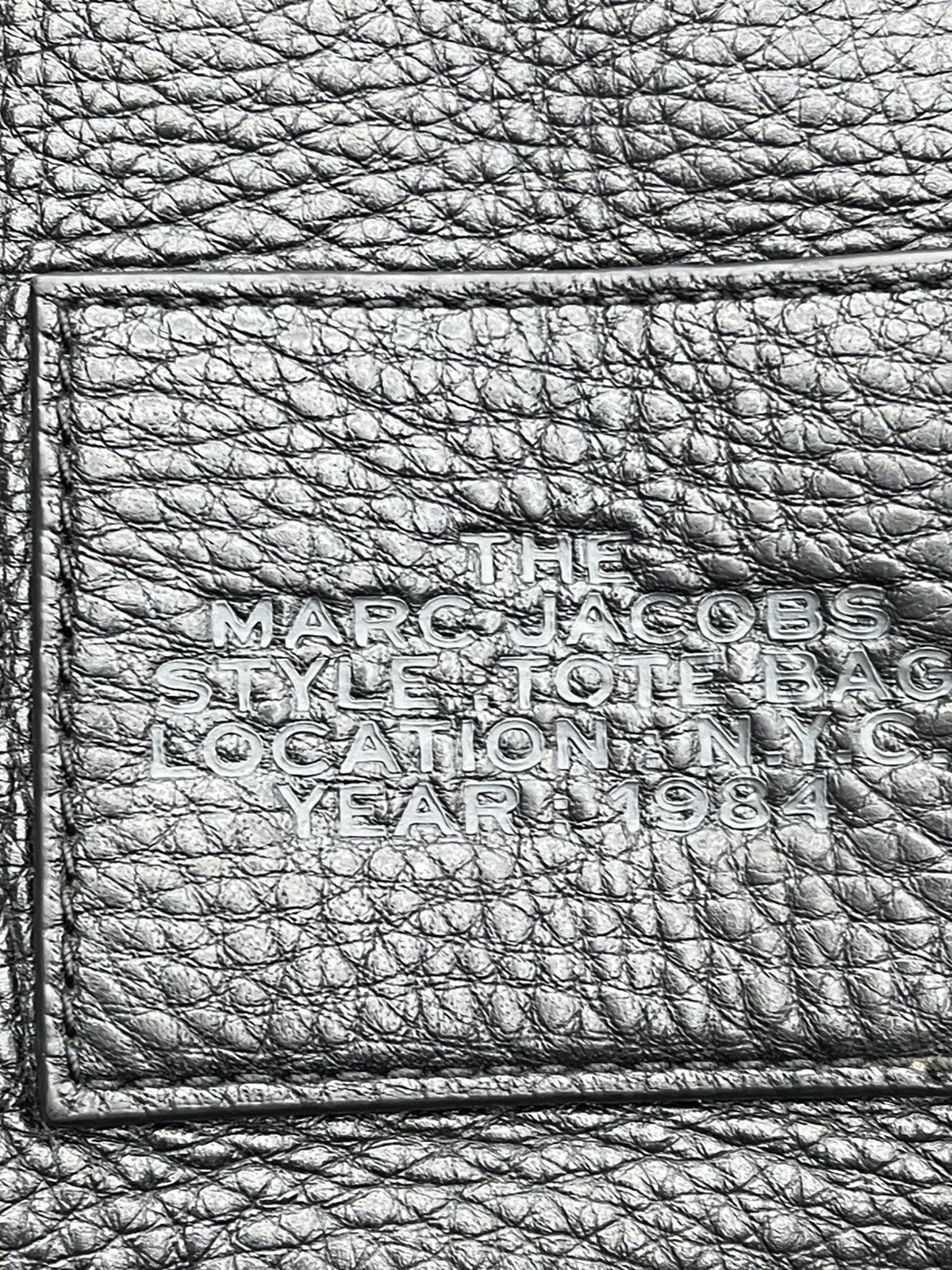 Marc Jacobs Marc Jacobs The Small Leather Tote Bag Black Size ONE SIZE - 4 Thumbnail