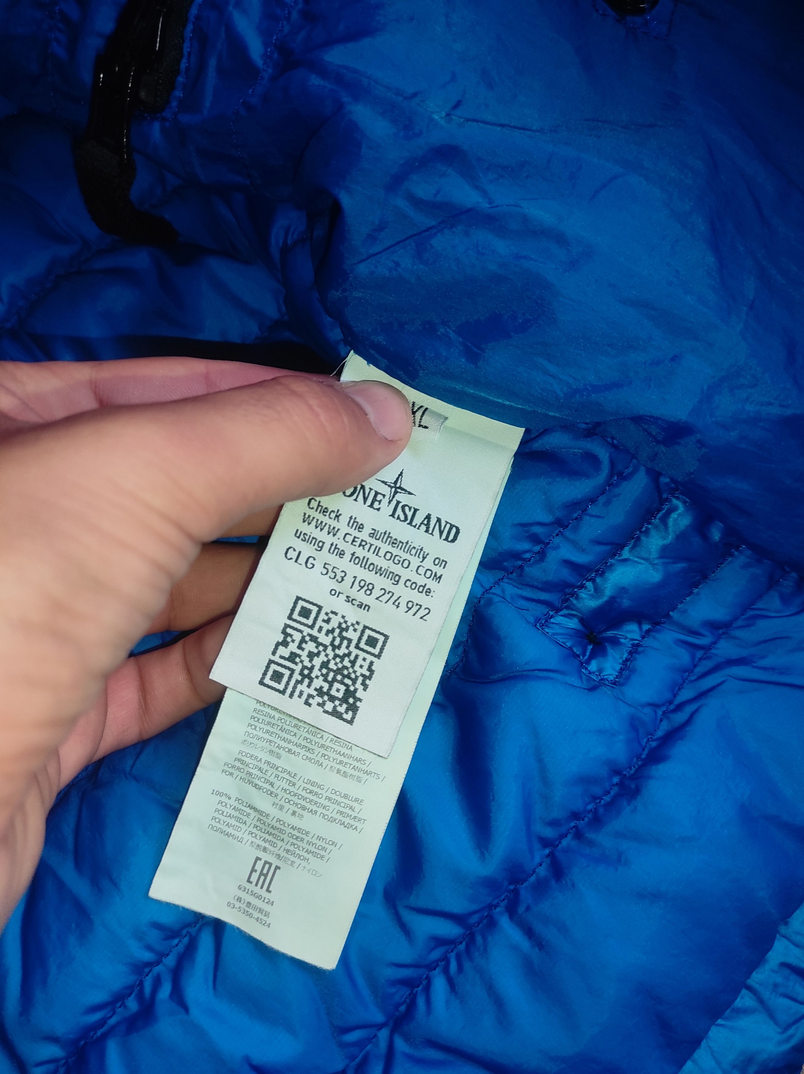 Stone Island Stone Island Garment dyed down vest bleu Size US XL / EU 56 / 4 - 5 Thumbnail
