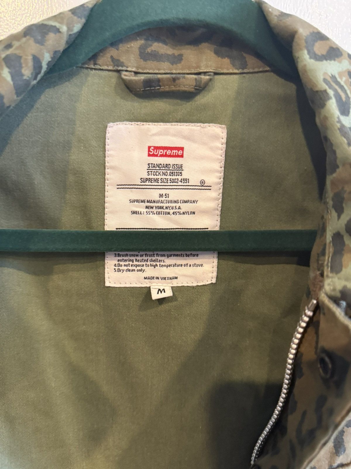 Supreme Supreme Medium S/S 2010 Leopard Military Jacket M-51 RARE Size US M / EU 48-50 / 2 - 11 Thumbnail