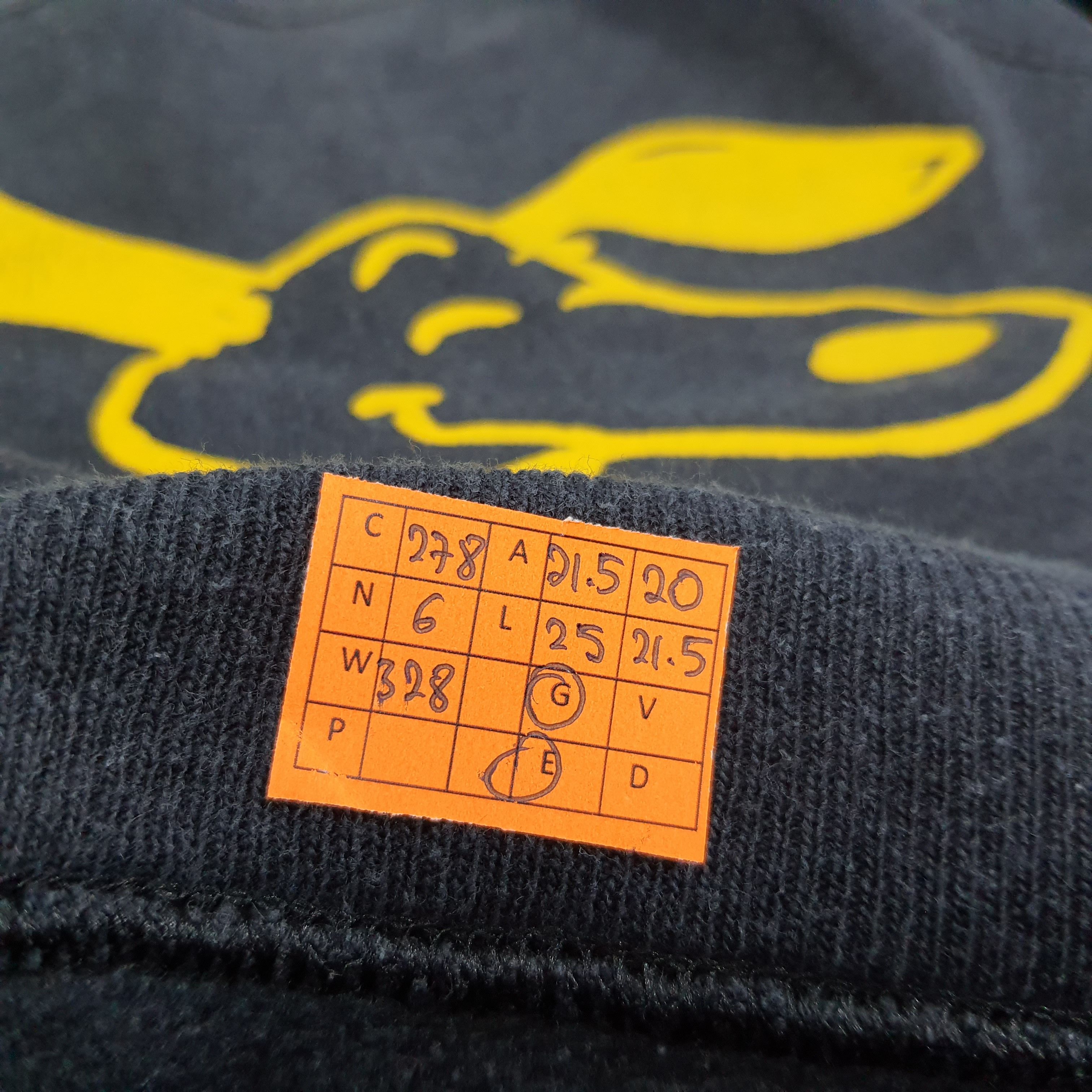Hanes Vintage 90s Snoopy Peanuts Sweatshirt Hanes USA C278N6 Size US M / EU 48-50 / 2 - 8 Thumbnail