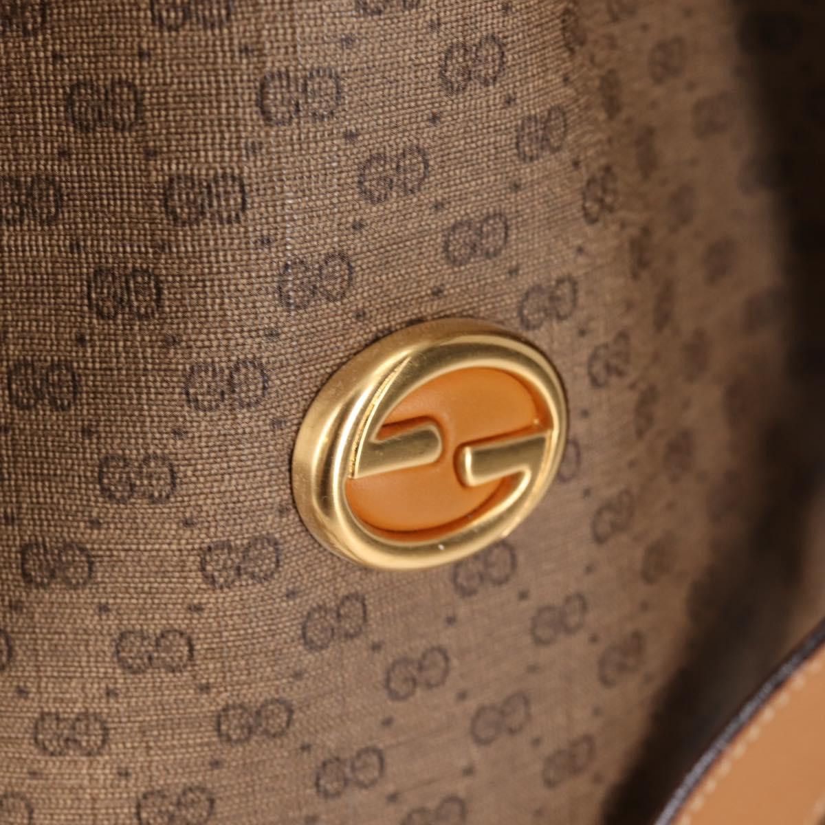 Gucci GUCCI Micro GG Supreme Shoulder Bag Pvc Beige Gold Size ONE SIZE - 14 Thumbnail